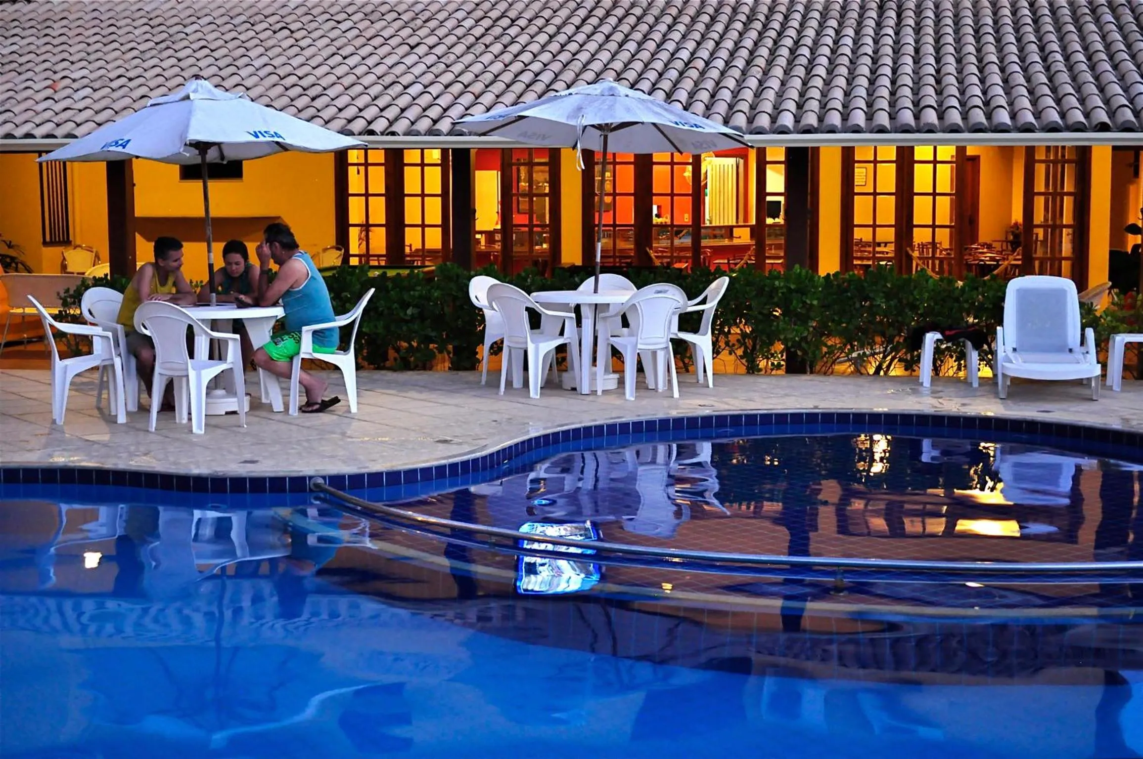 Swimming pool in Porto Geraes Praia Hotel