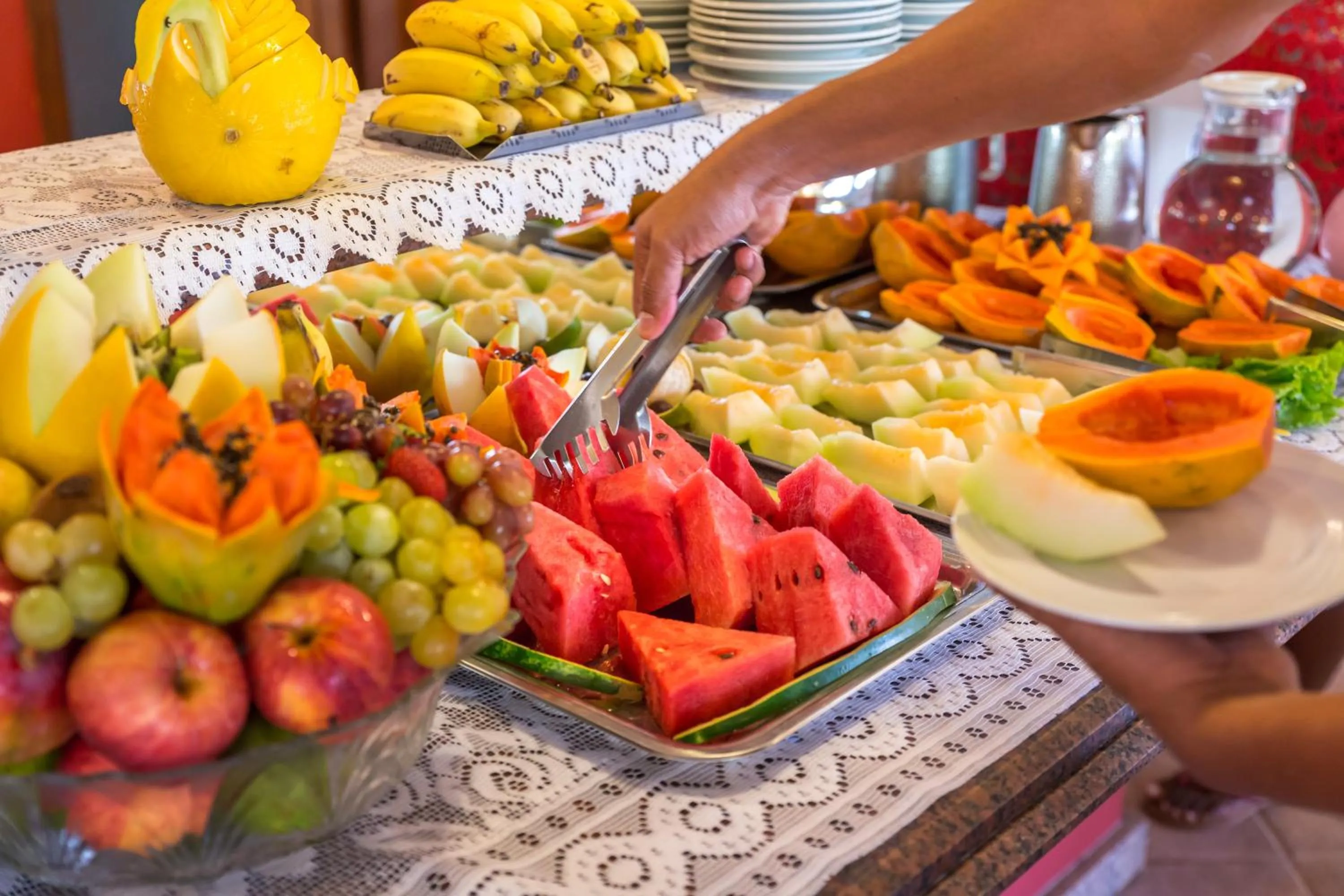 Restaurant/places to eat in Porto Geraes Praia Hotel