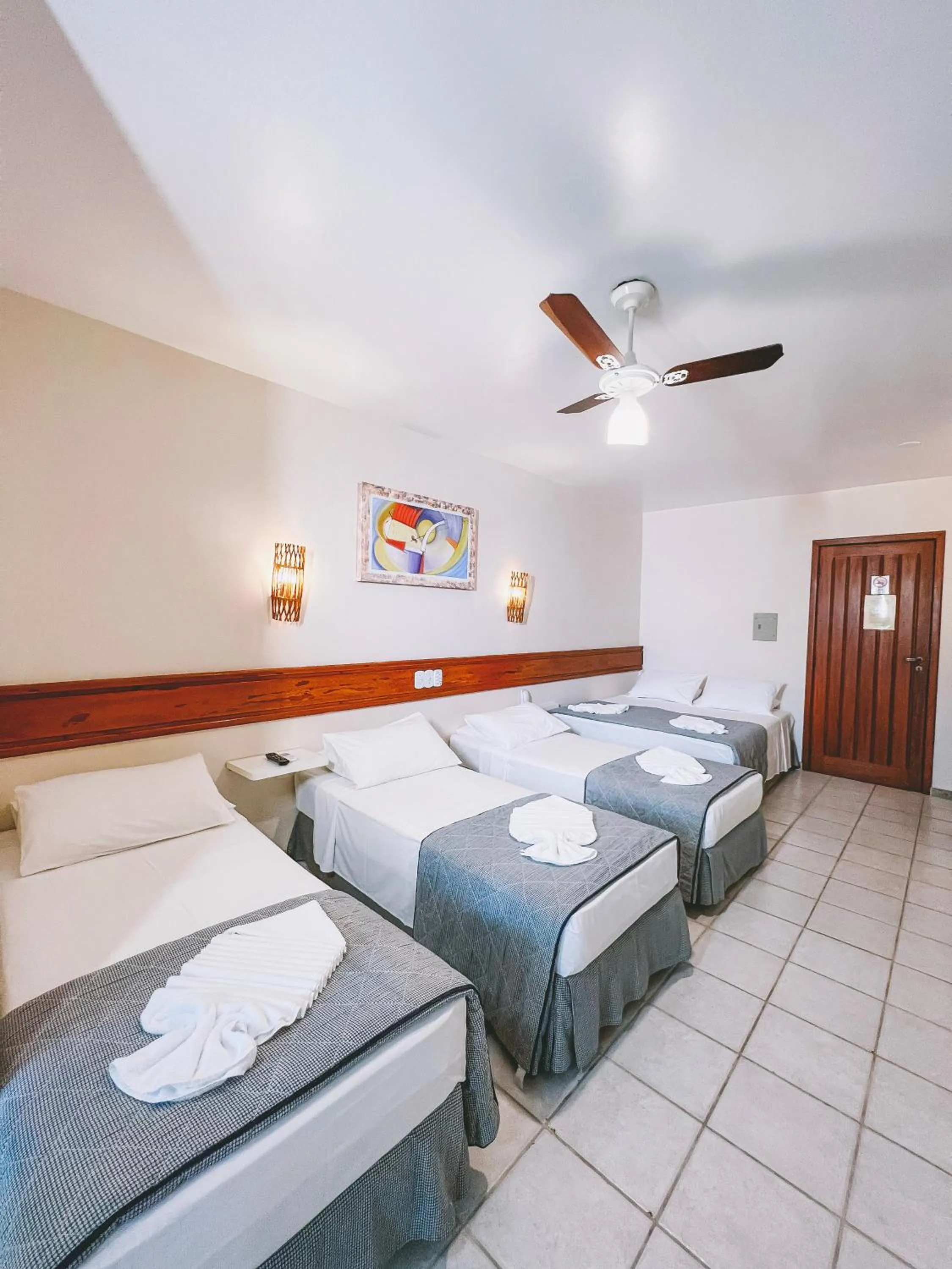 Bed in Porto Geraes Praia Hotel