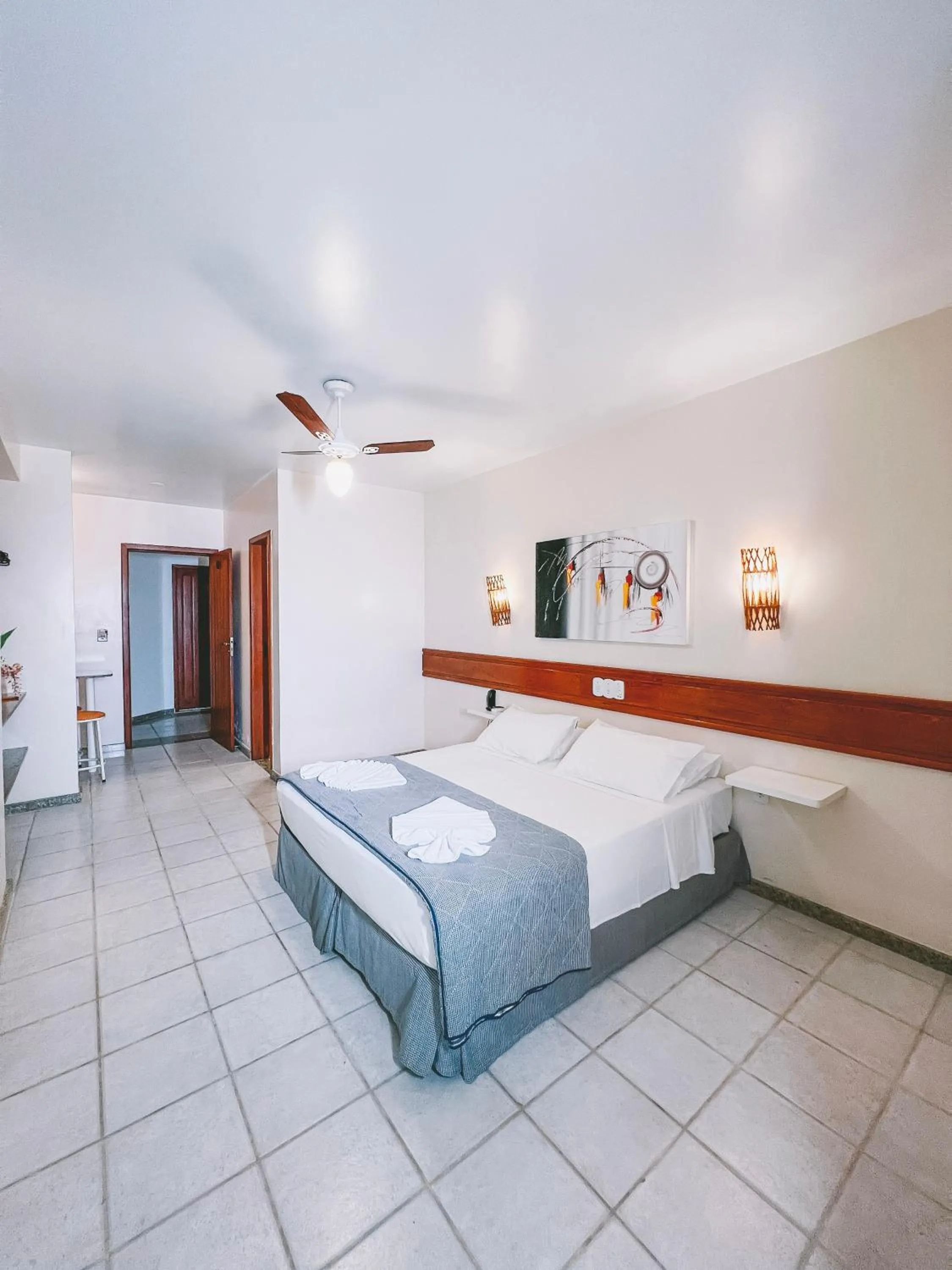 Bed in Porto Geraes Praia Hotel