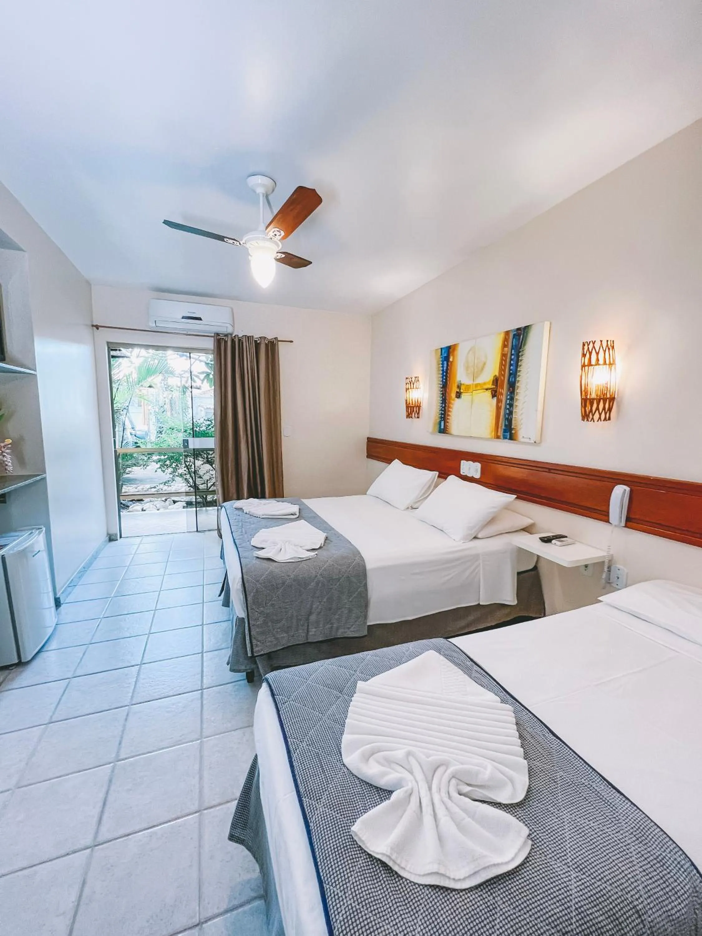 Bed in Porto Geraes Praia Hotel