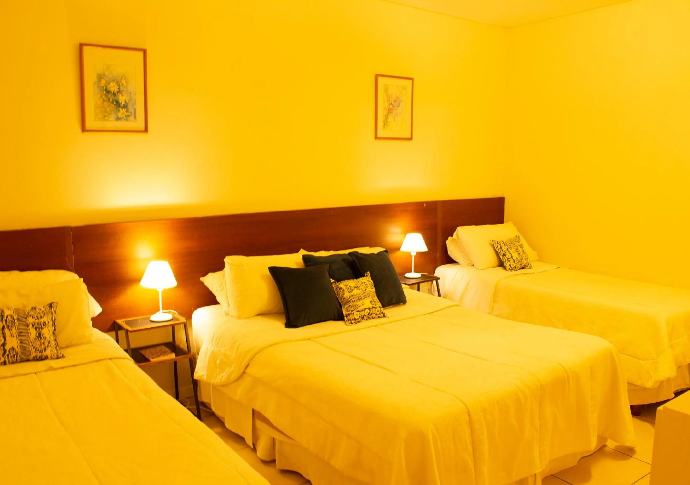 Bed in Uvas Apart Hotel