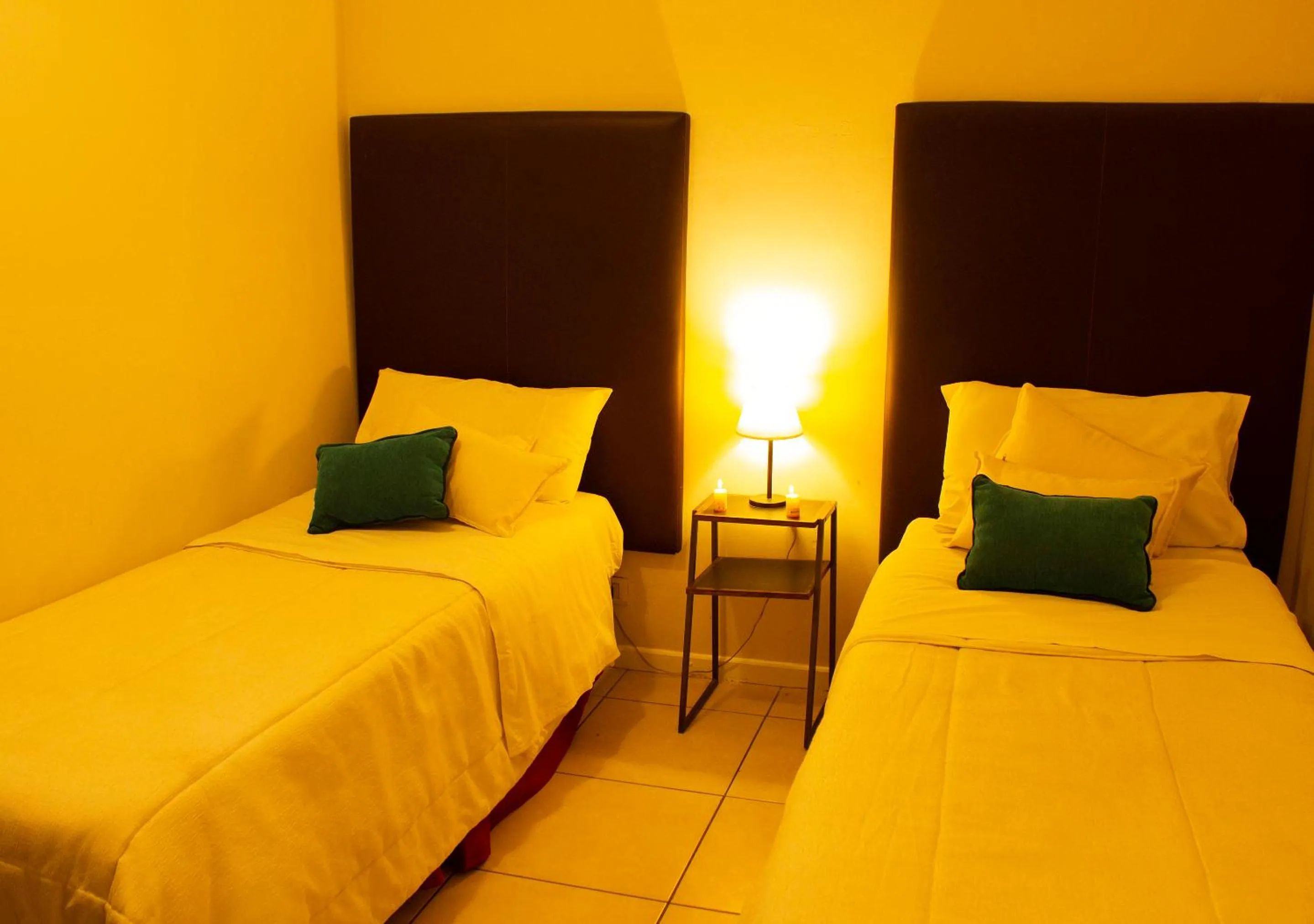 Bed in Uvas Apart Hotel