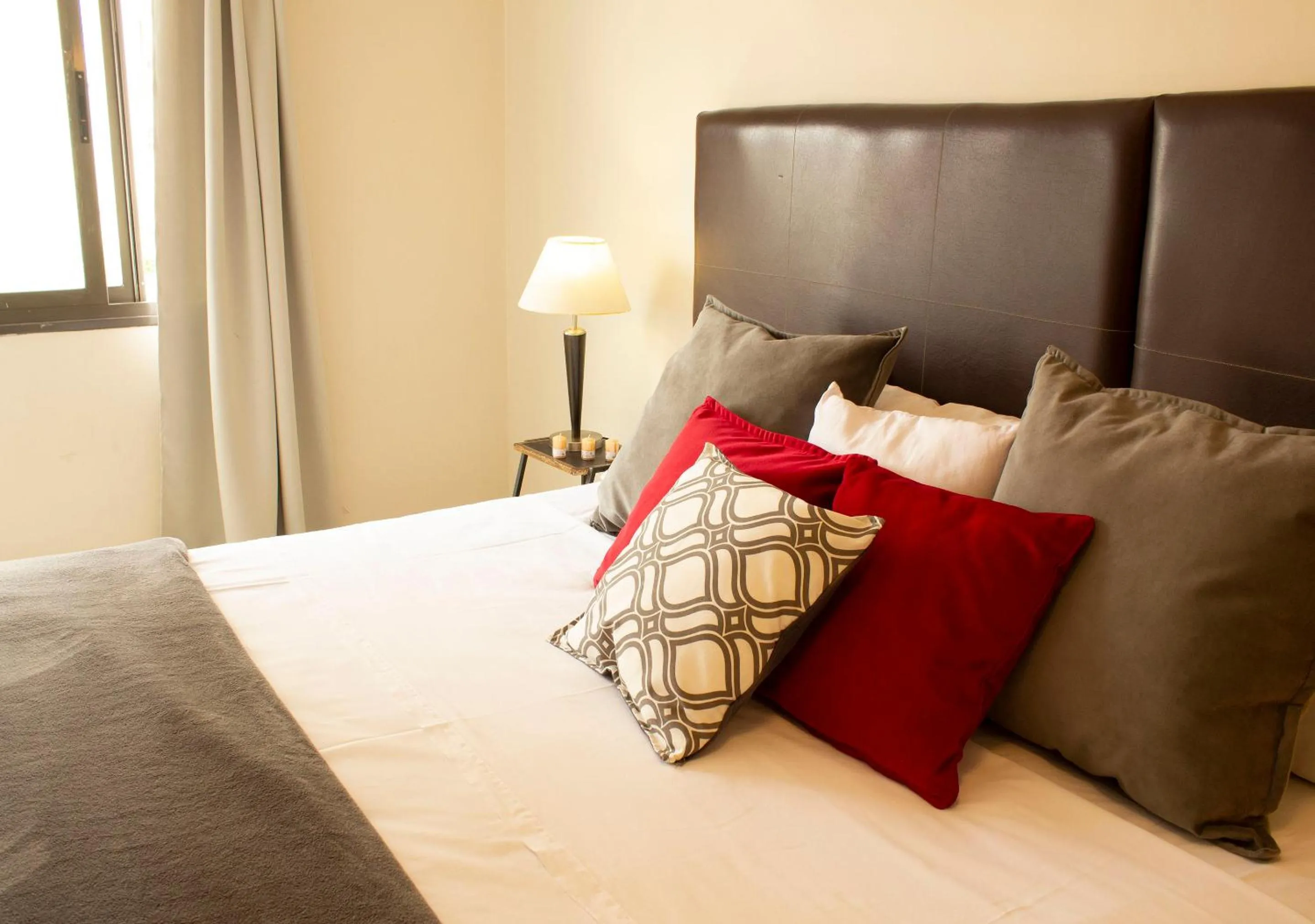 Bed in Uvas Apart Hotel