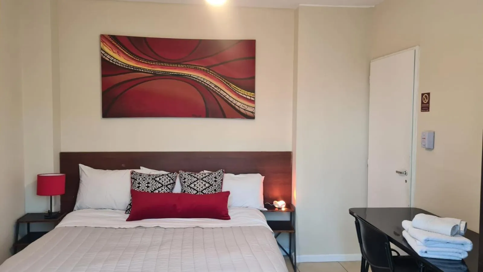 Bed in Uvas Apart Hotel