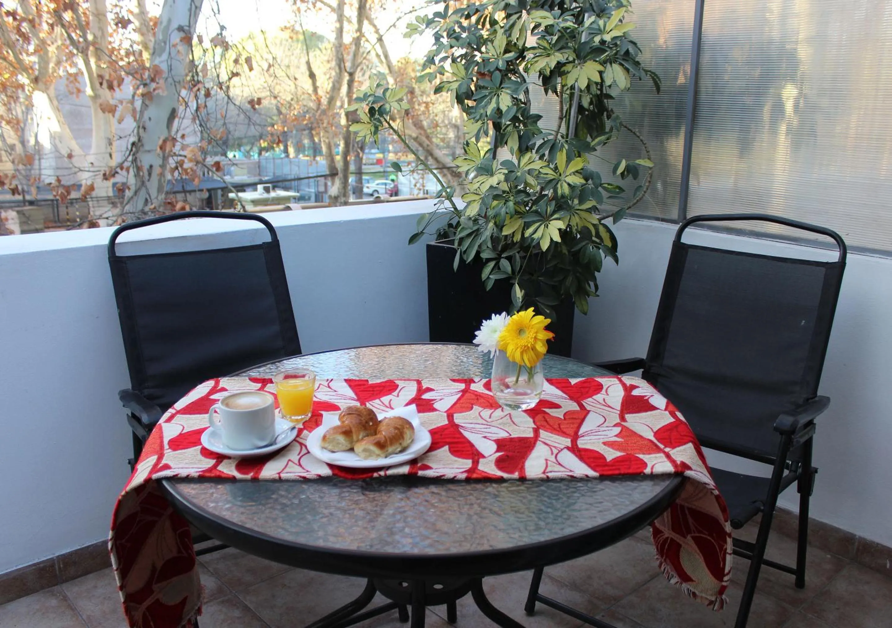 Patio in Uvas Apart Hotel