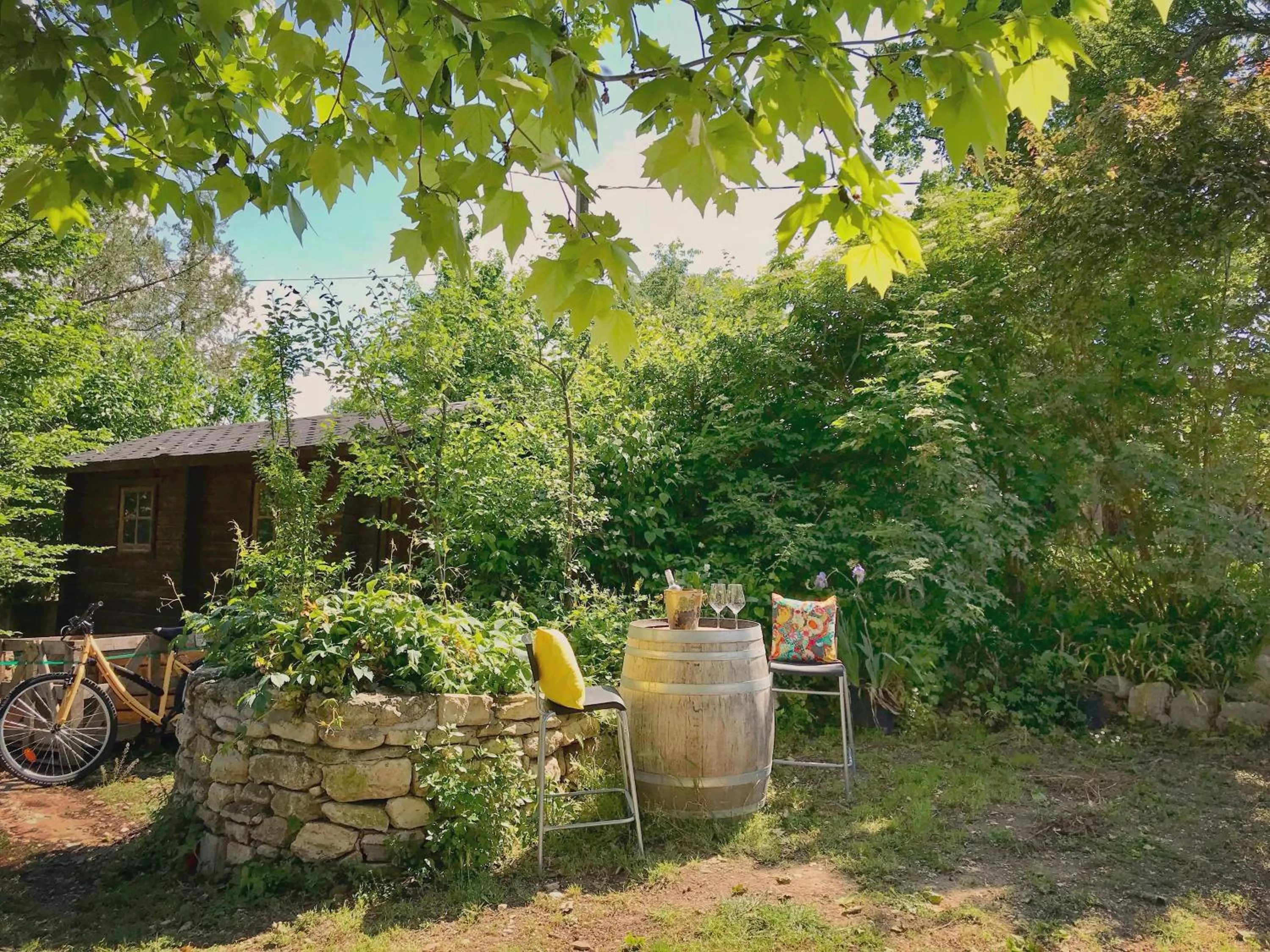 Garden in Domaine de La Brave