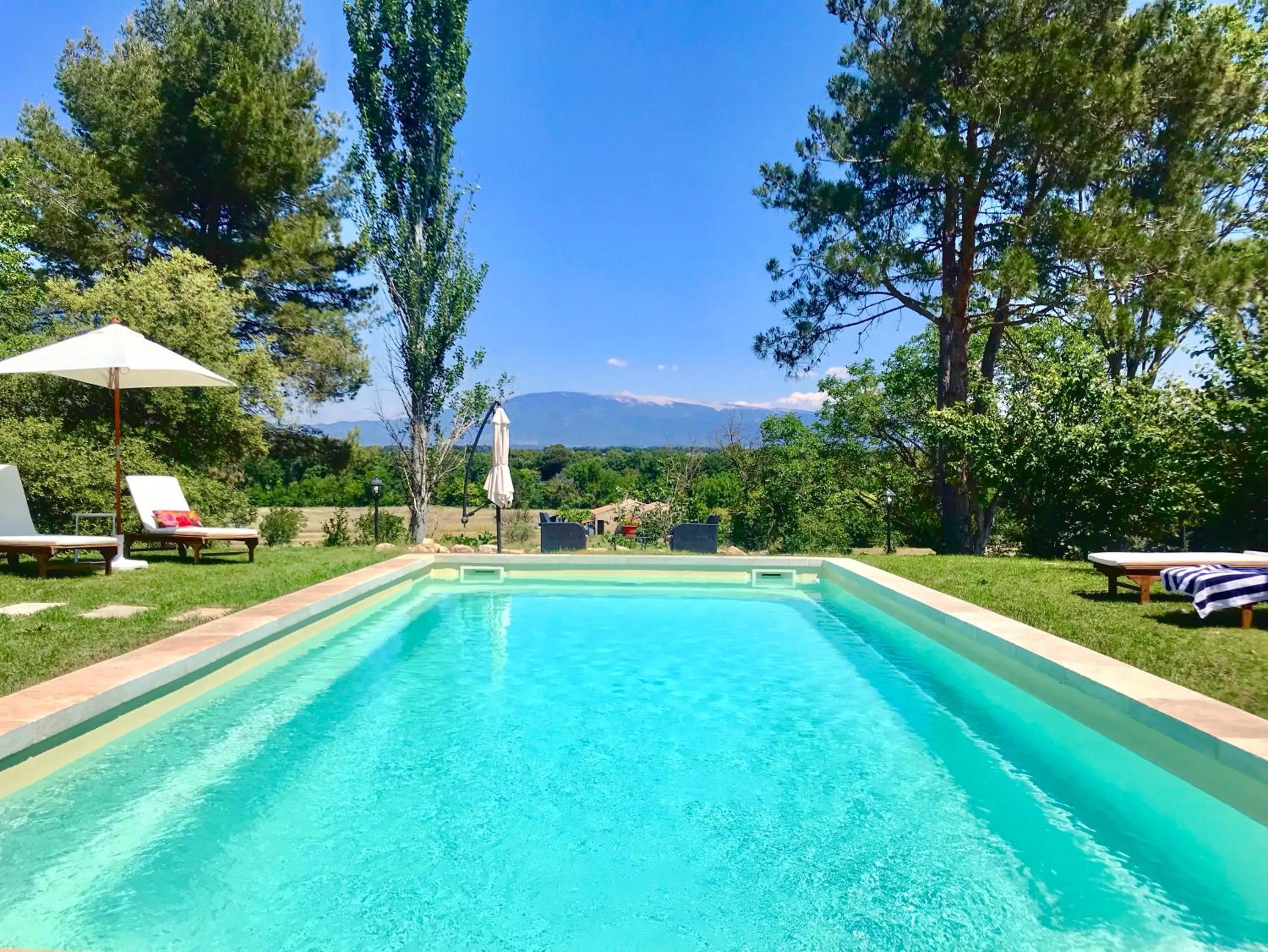 Mountain view in Domaine de La Brave