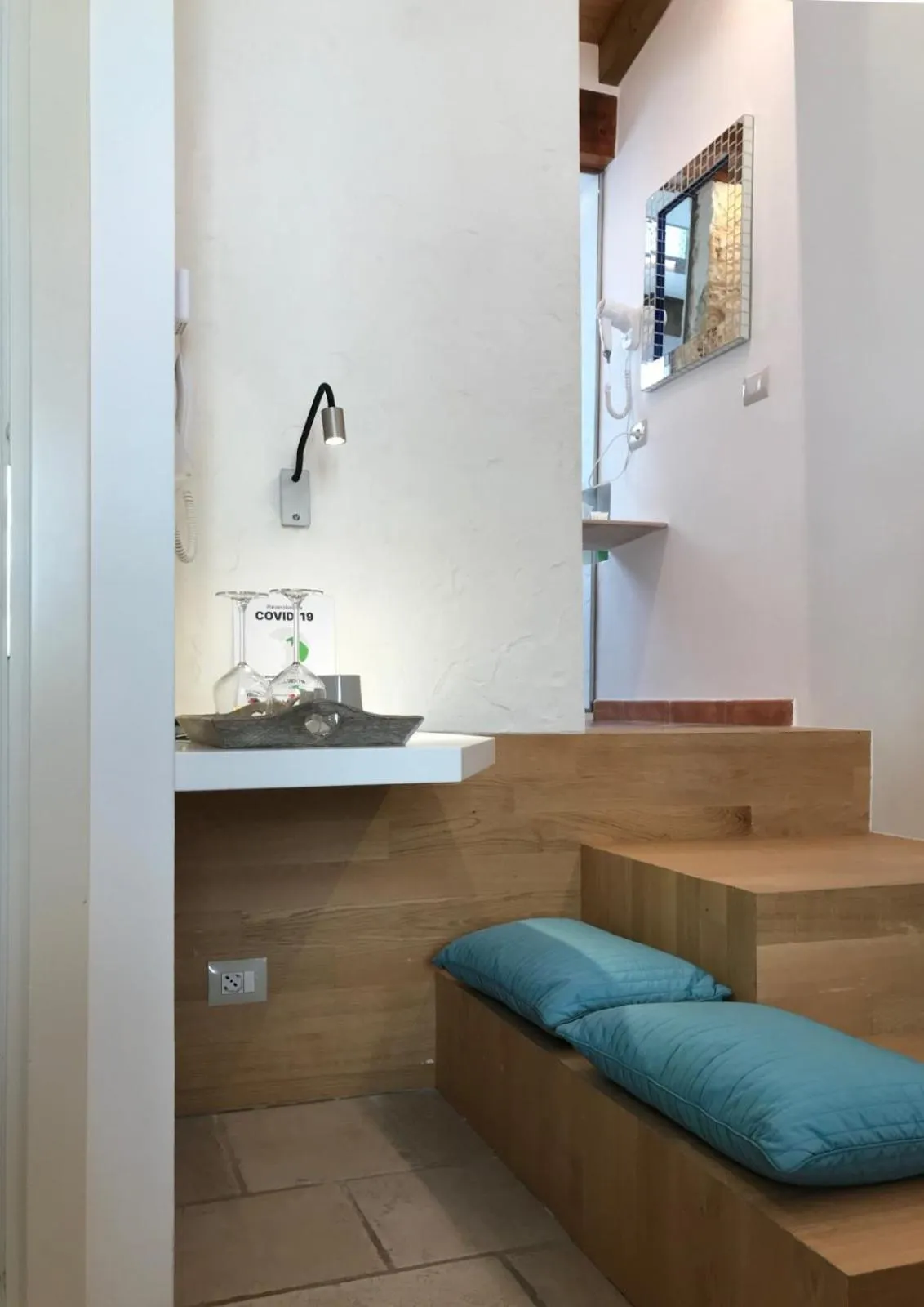 Seating area in B&B Casa Dorsi