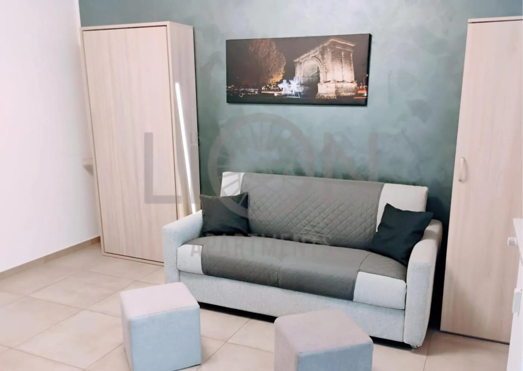 Living room in Le Lion Apartments - Lys Family Apartment