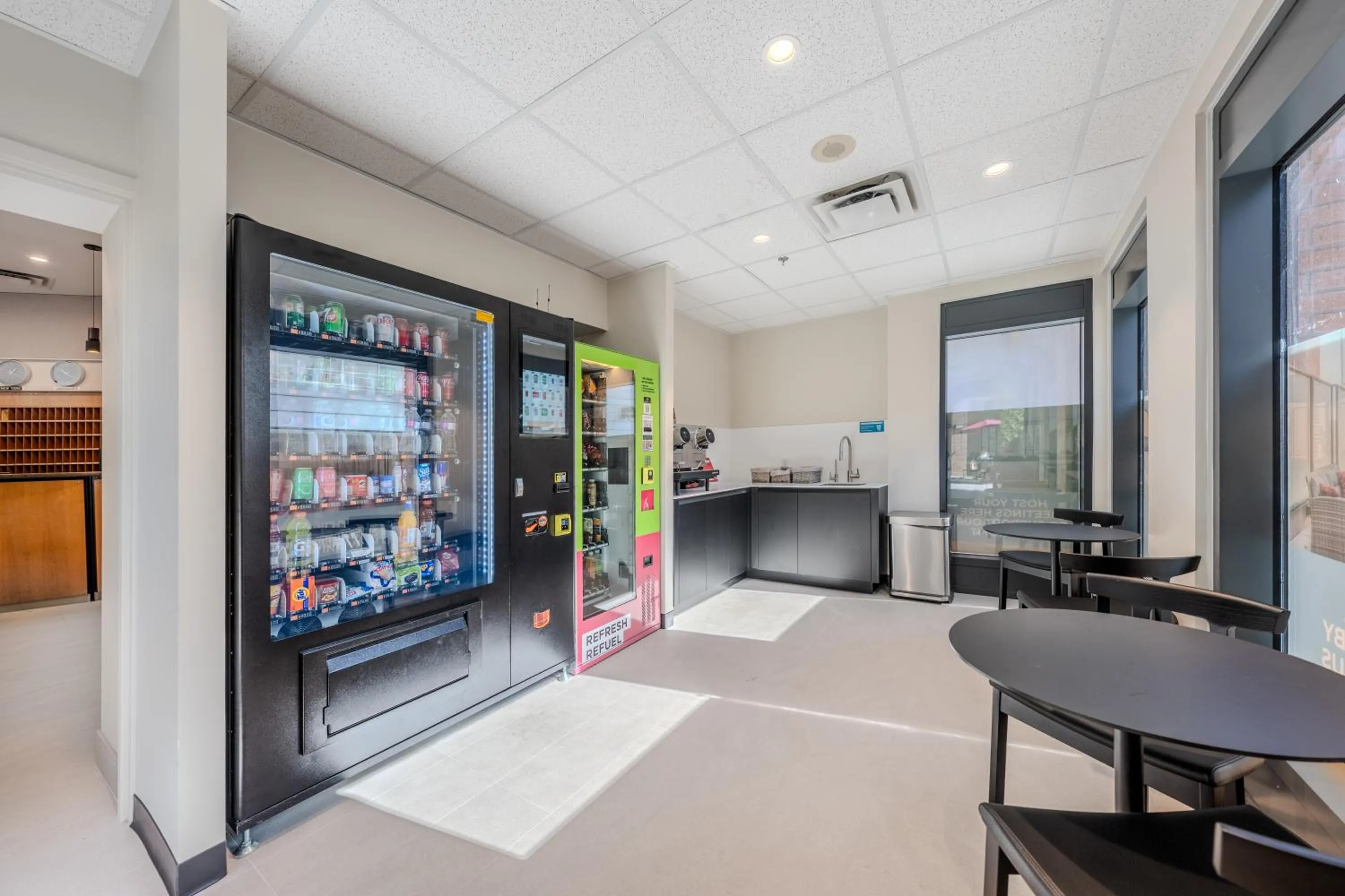 vending machine in YWCA Hotel Vancouver
