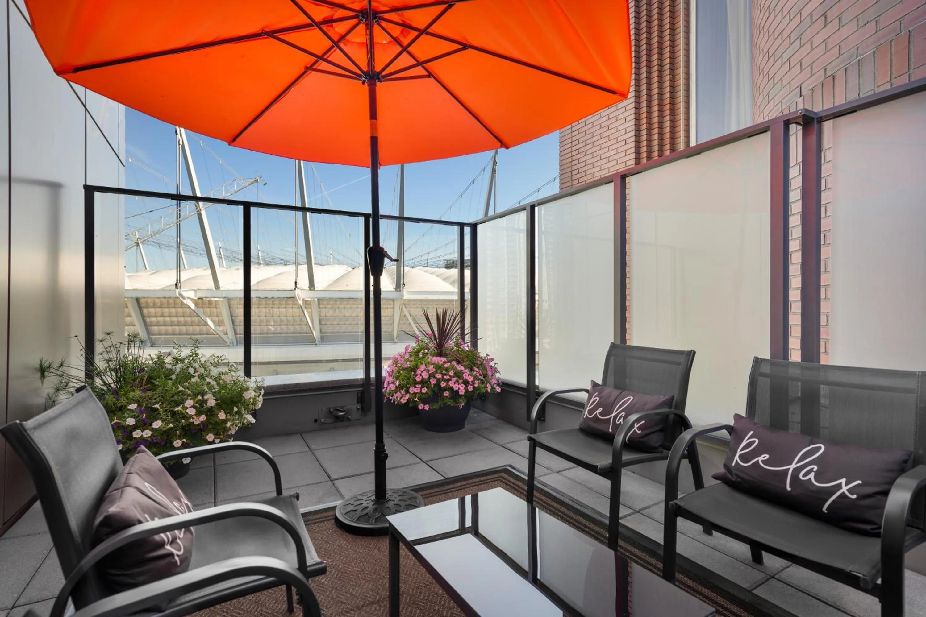 Balcony/Terrace in YWCA Hotel Vancouver