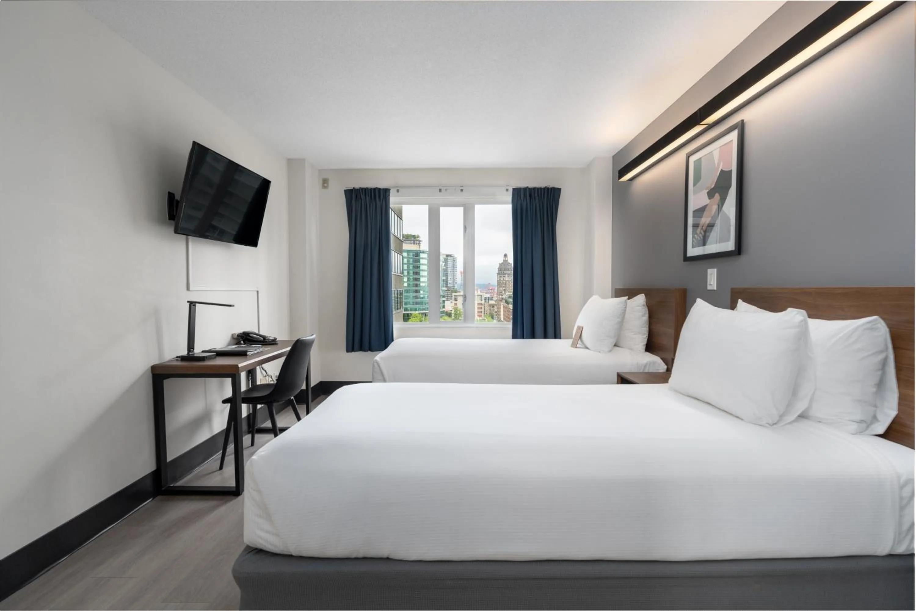 Bed in YWCA Hotel Vancouver