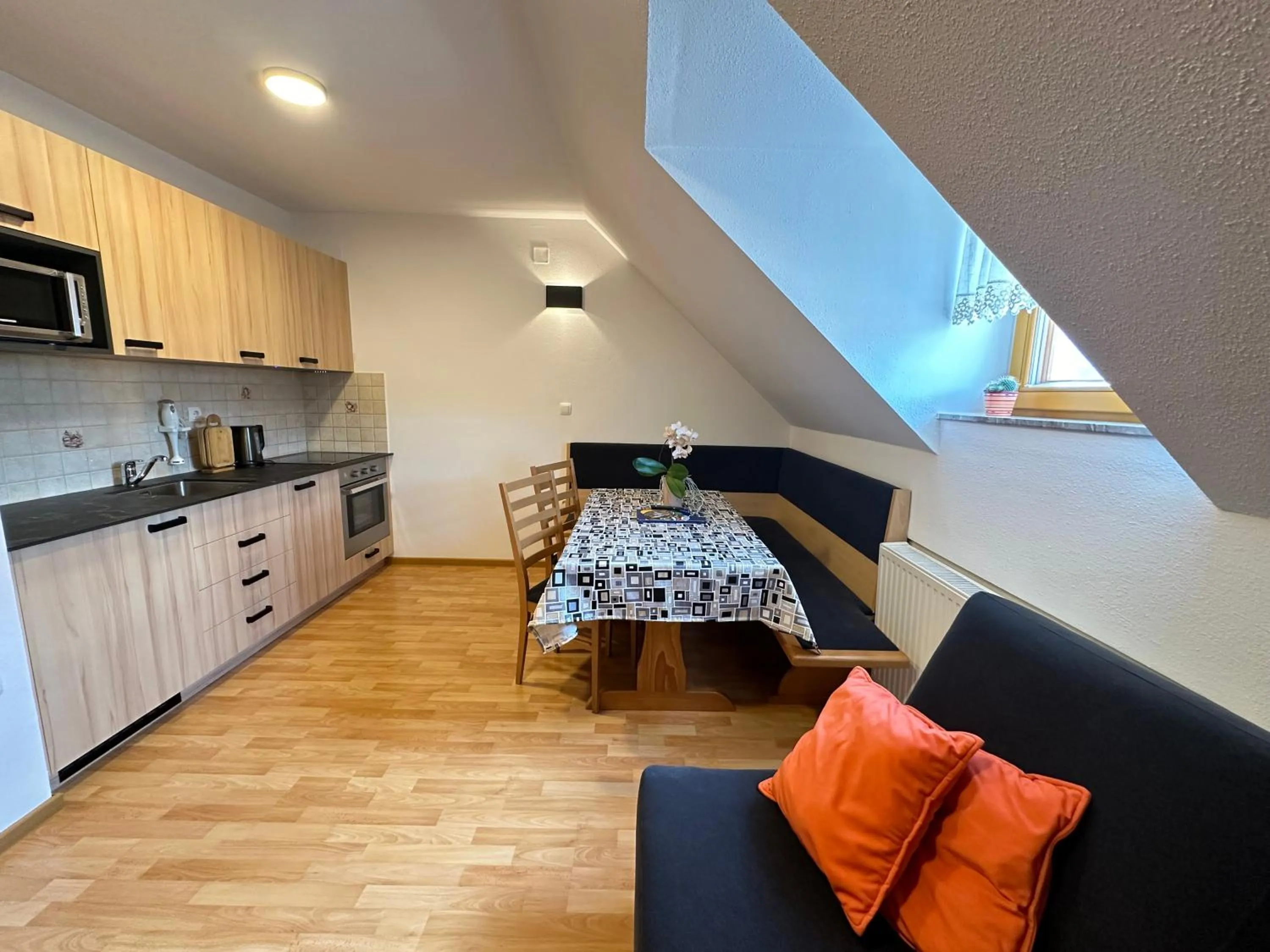 Kitchen or kitchenette in Boutique Hotel Loka