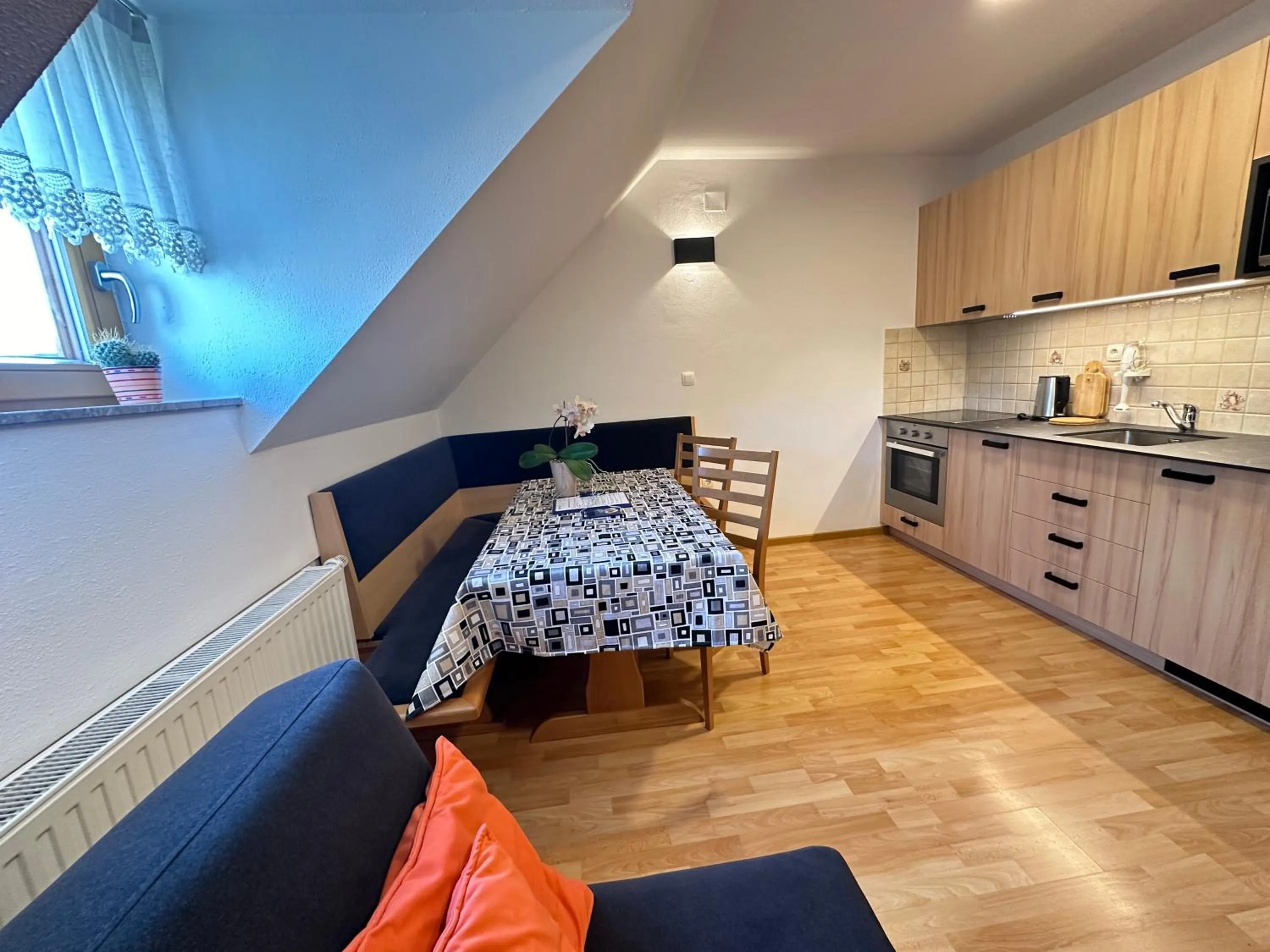 Kitchen or kitchenette in Boutique Hotel Loka