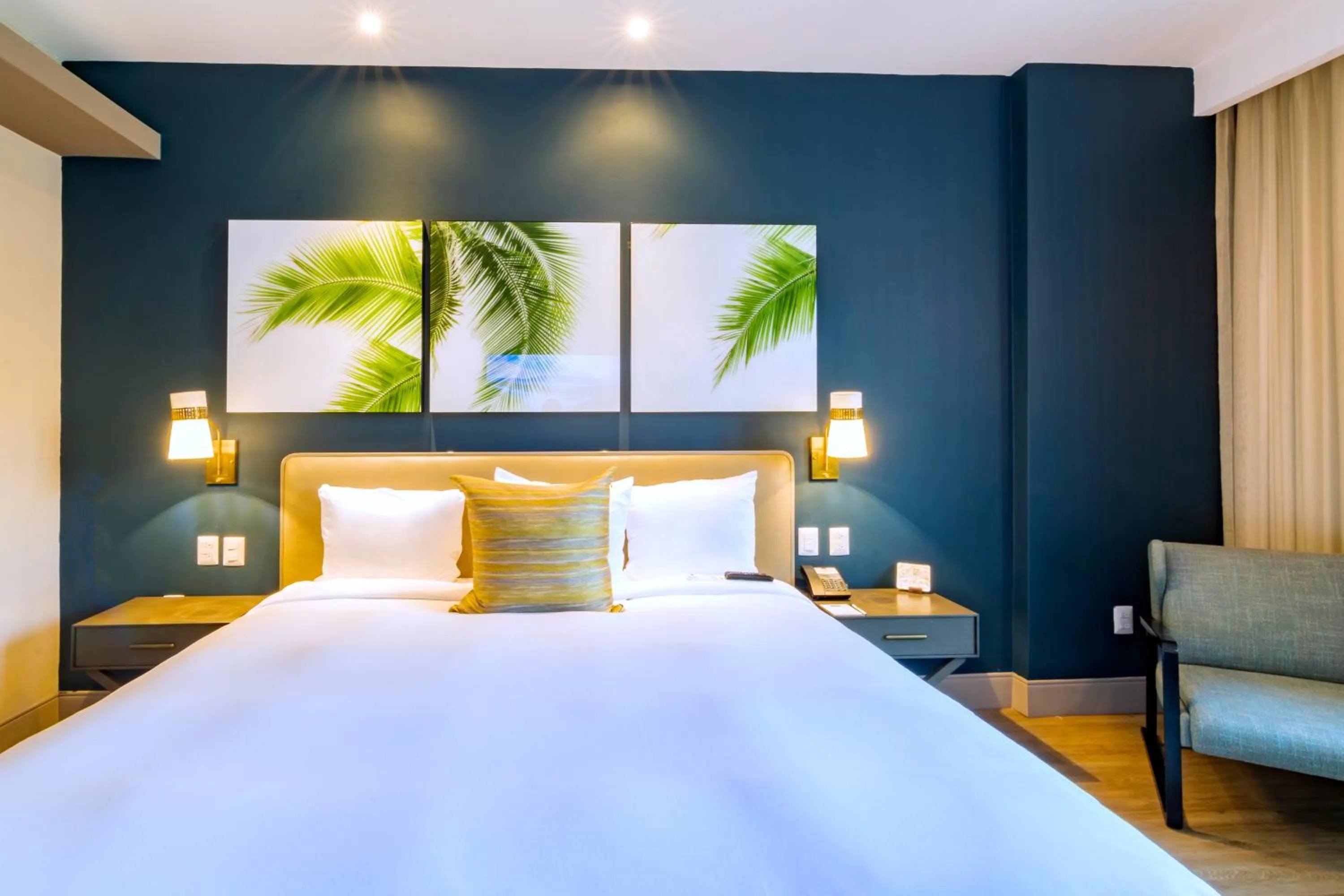 Bed in Torre Lucerna Hotel Ensenada