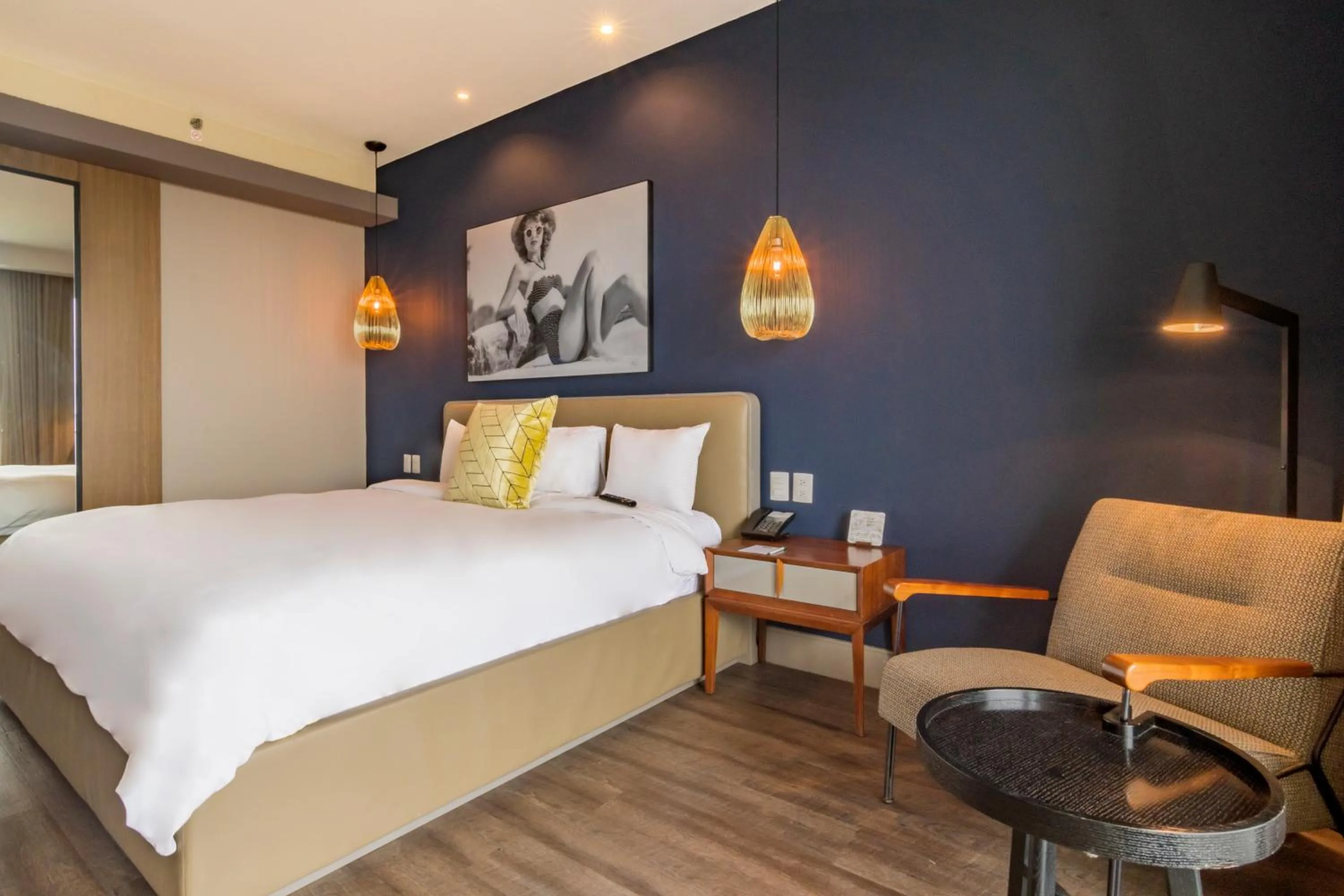 Bed in Torre Lucerna Hotel Ensenada