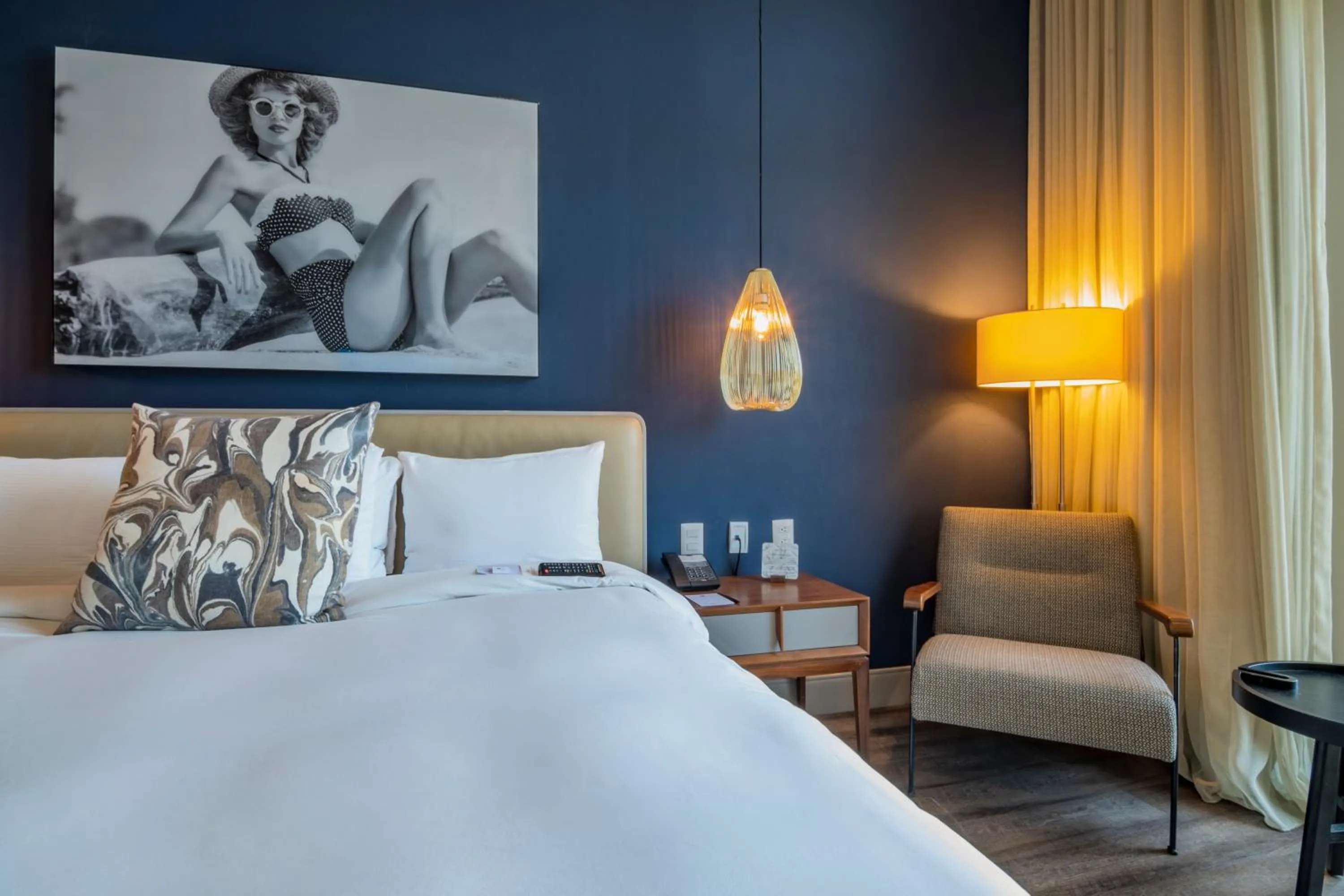 Bed in Torre Lucerna Hotel Ensenada