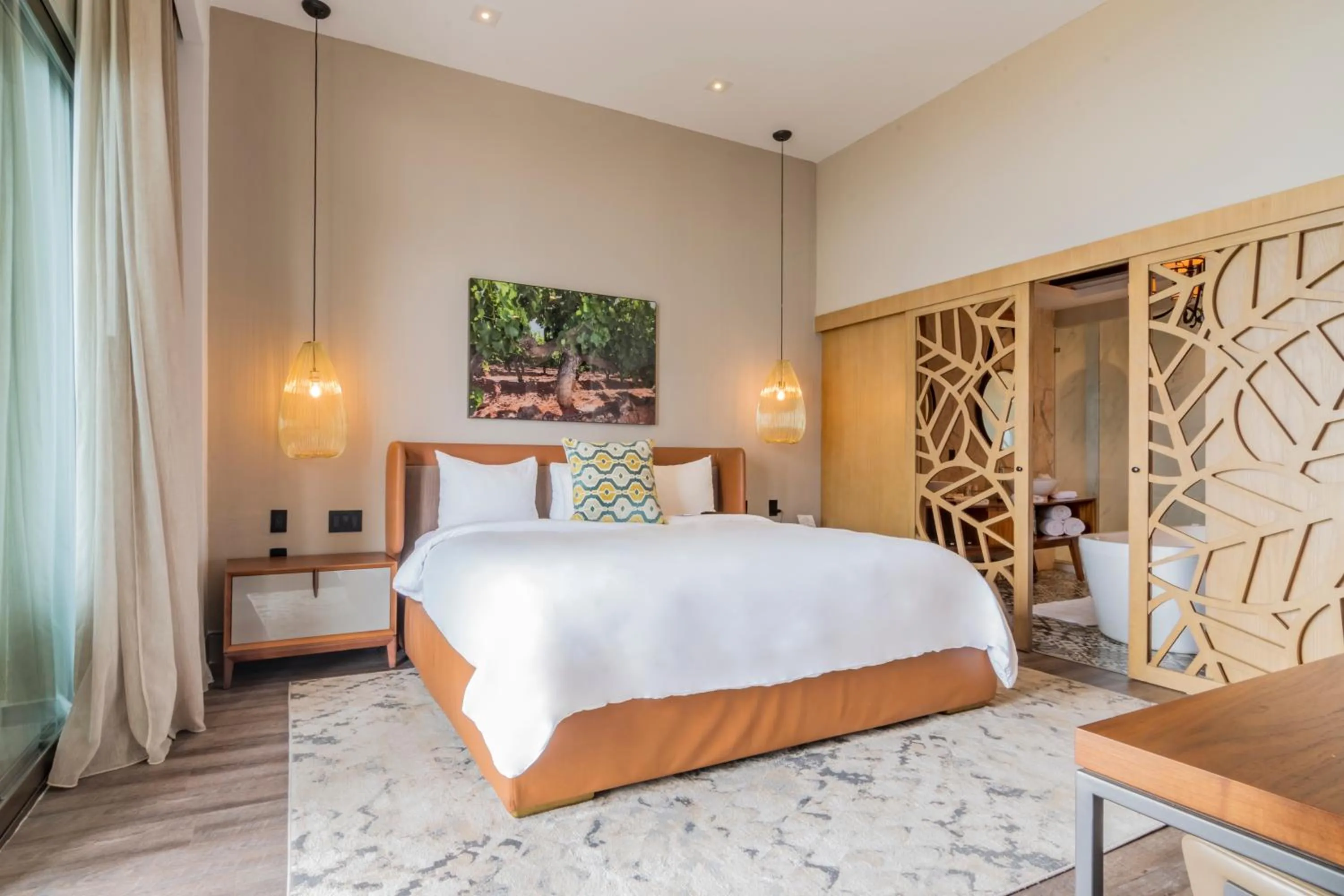 Bed in Torre Lucerna Hotel Ensenada