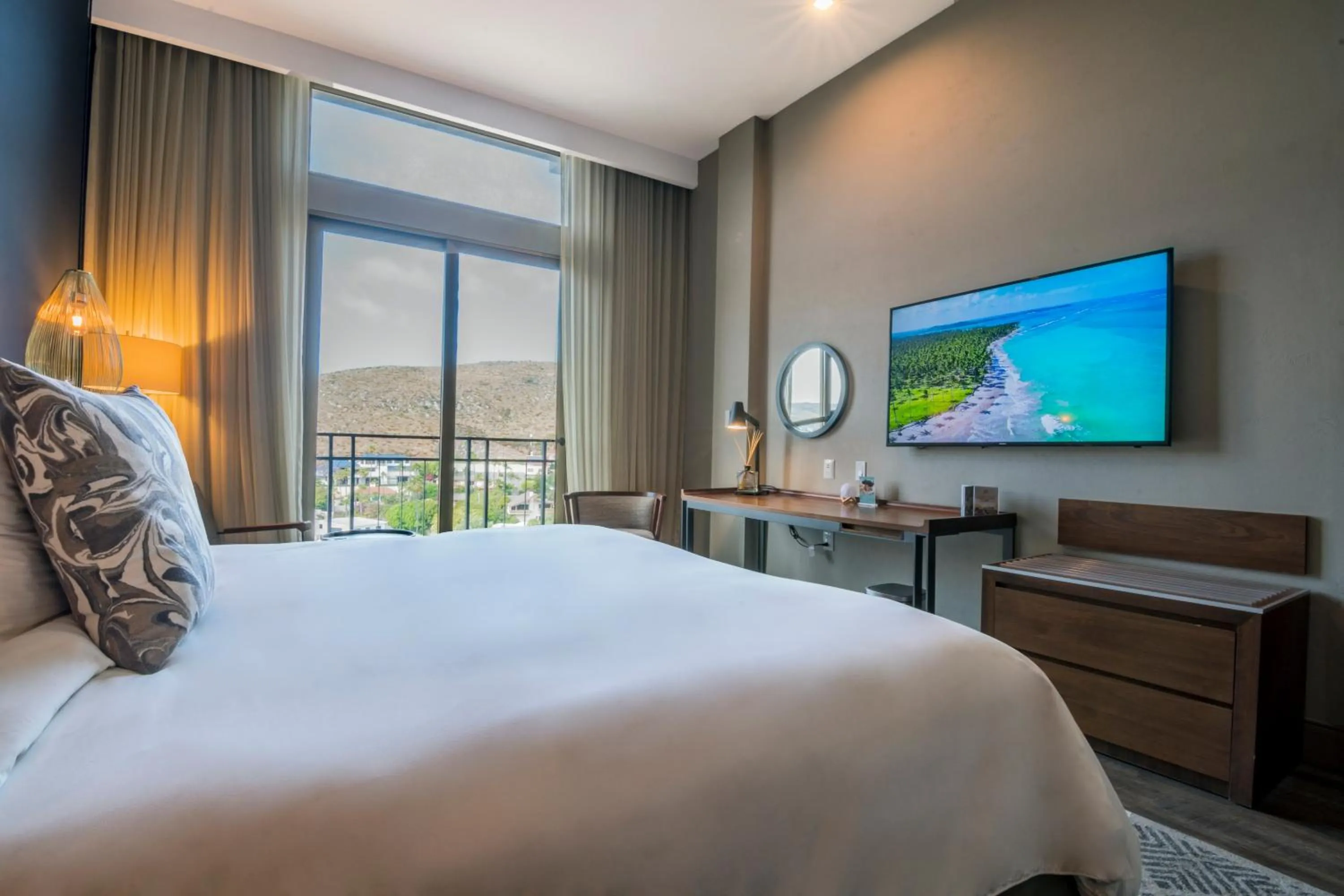 Bed in Torre Lucerna Hotel Ensenada