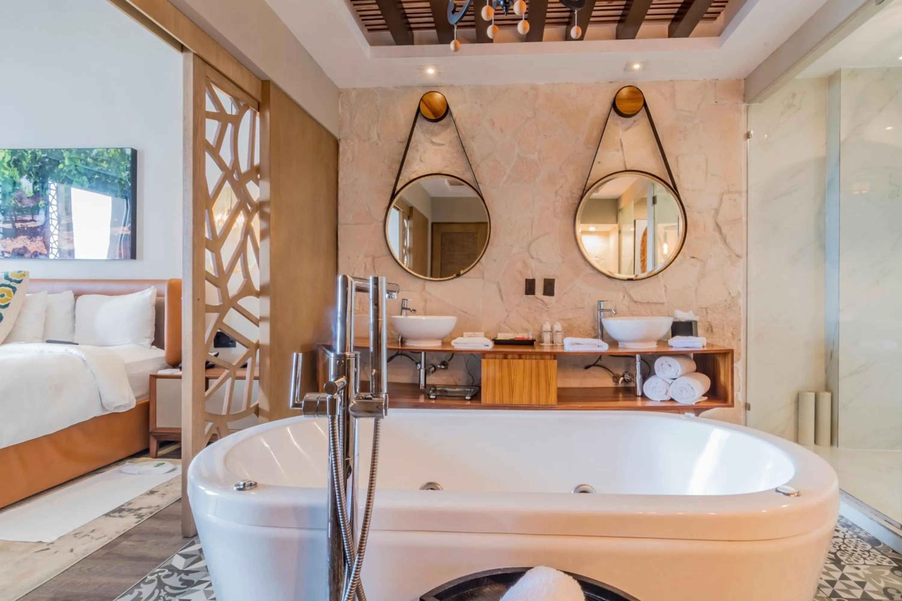 Bed in Torre Lucerna Hotel Ensenada