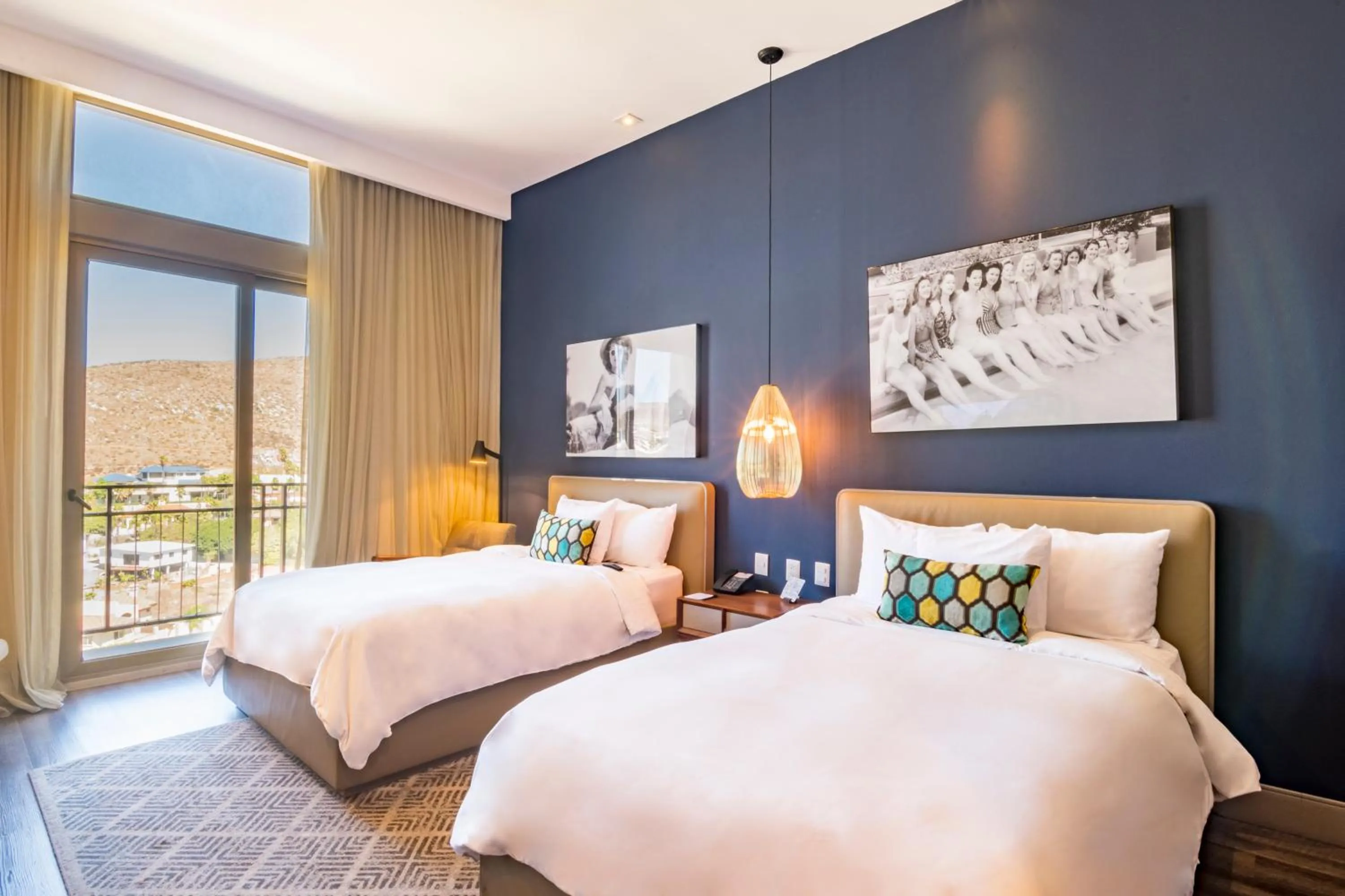 Bed in Torre Lucerna Hotel Ensenada