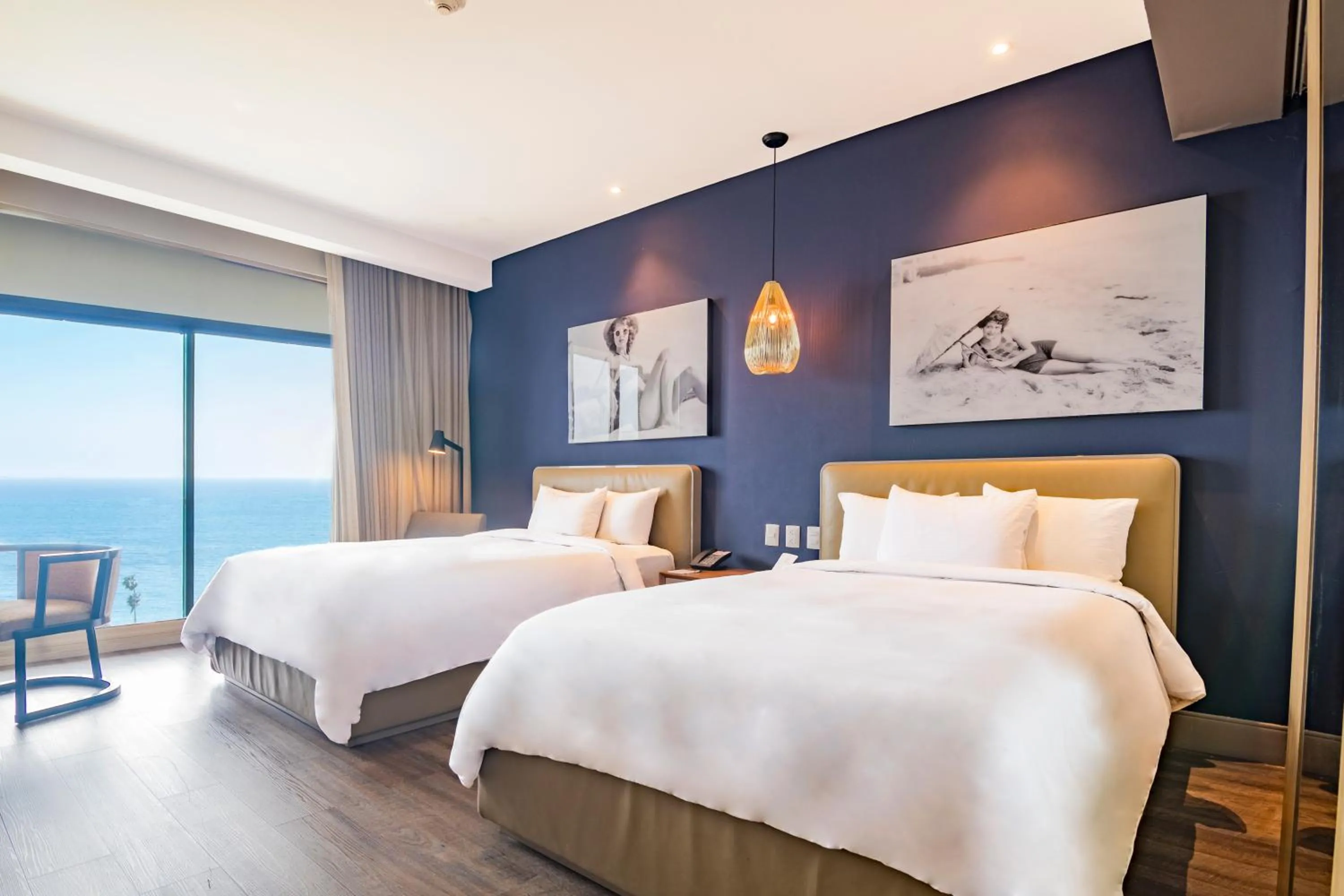 Bed in Torre Lucerna Hotel Ensenada