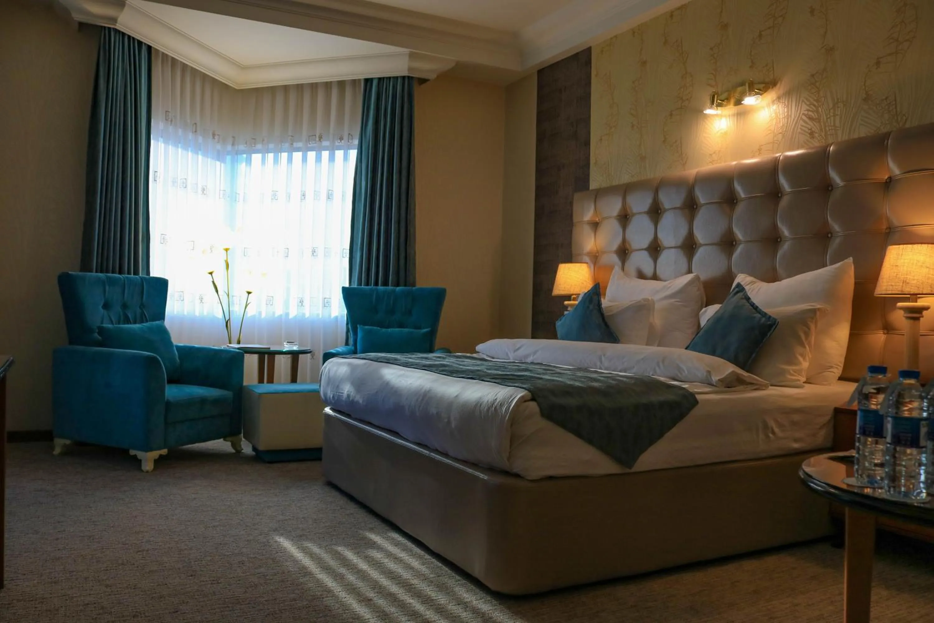 Bed in Grand Hotel Europe