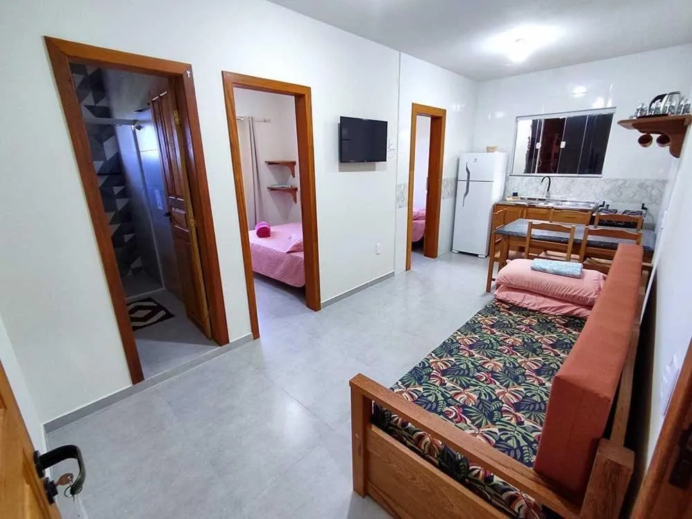 Bed in Pousada Pegadas na Areia