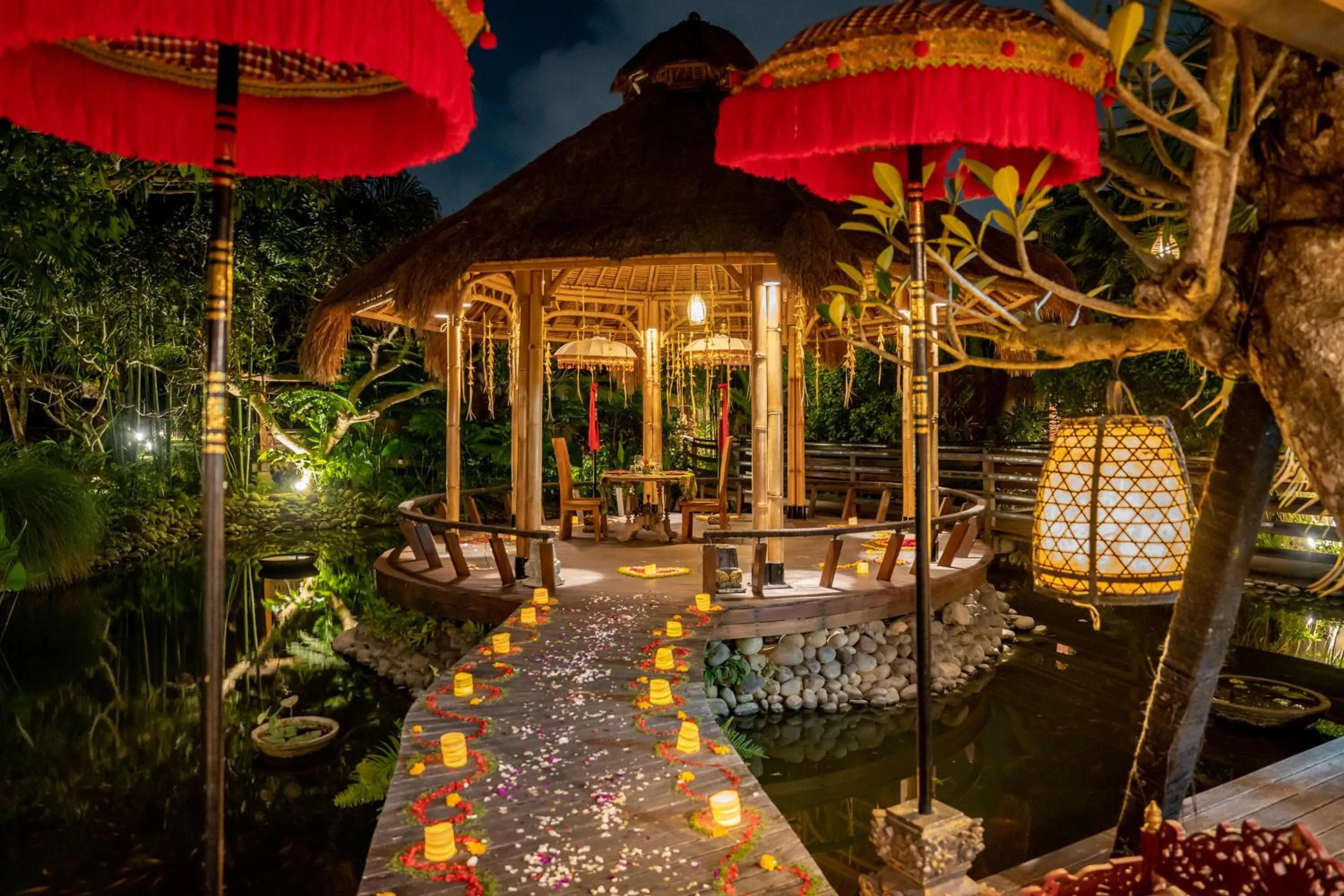Dining area in Arya Villas Ubud