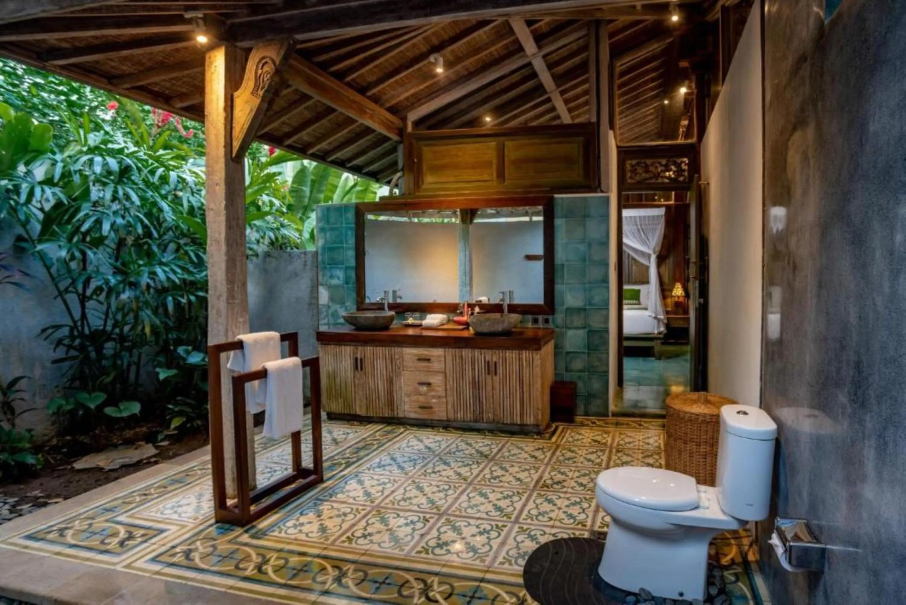 Bathroom in Arya Villas Ubud