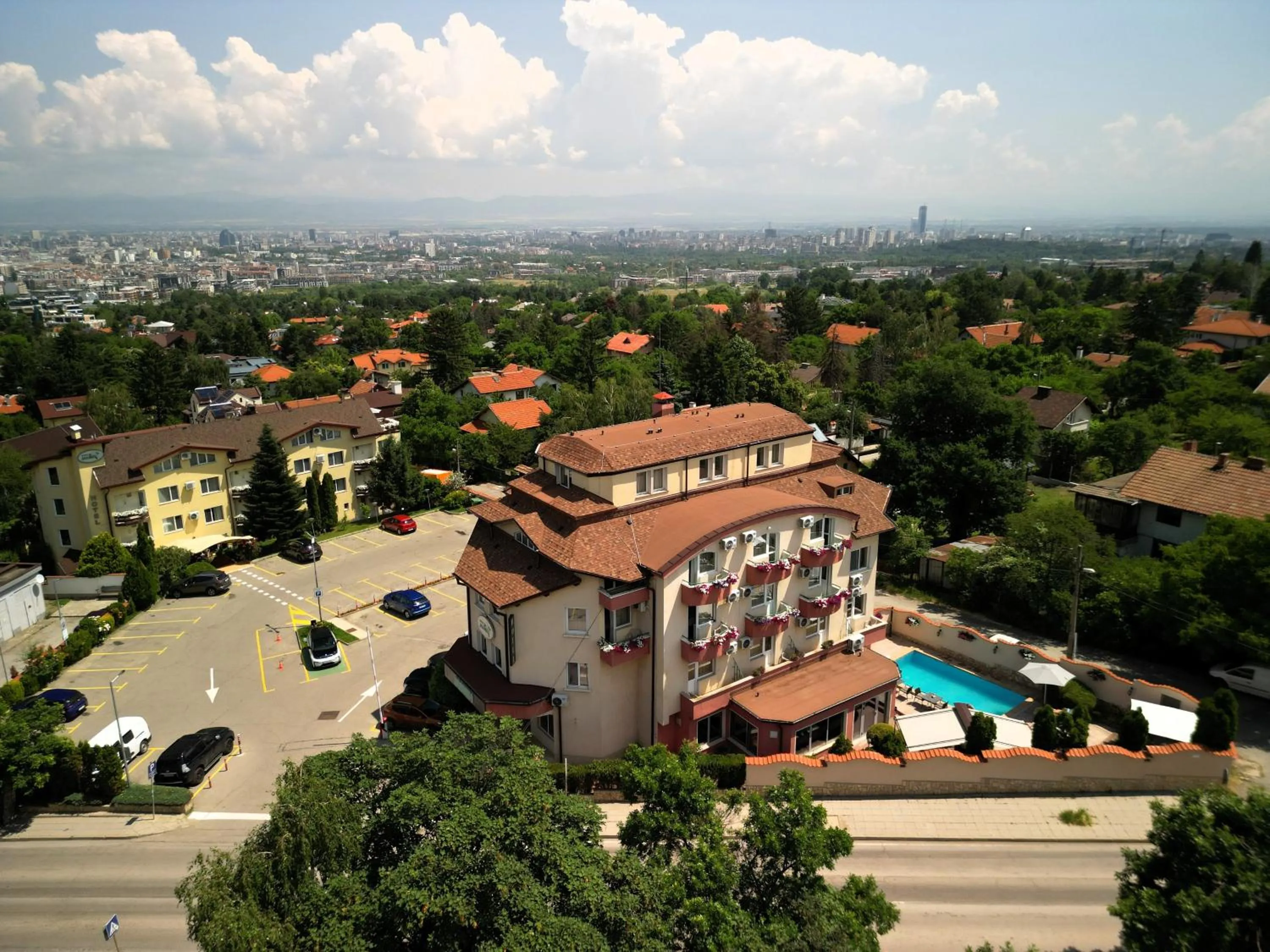 Property building in Jasmin Hotel