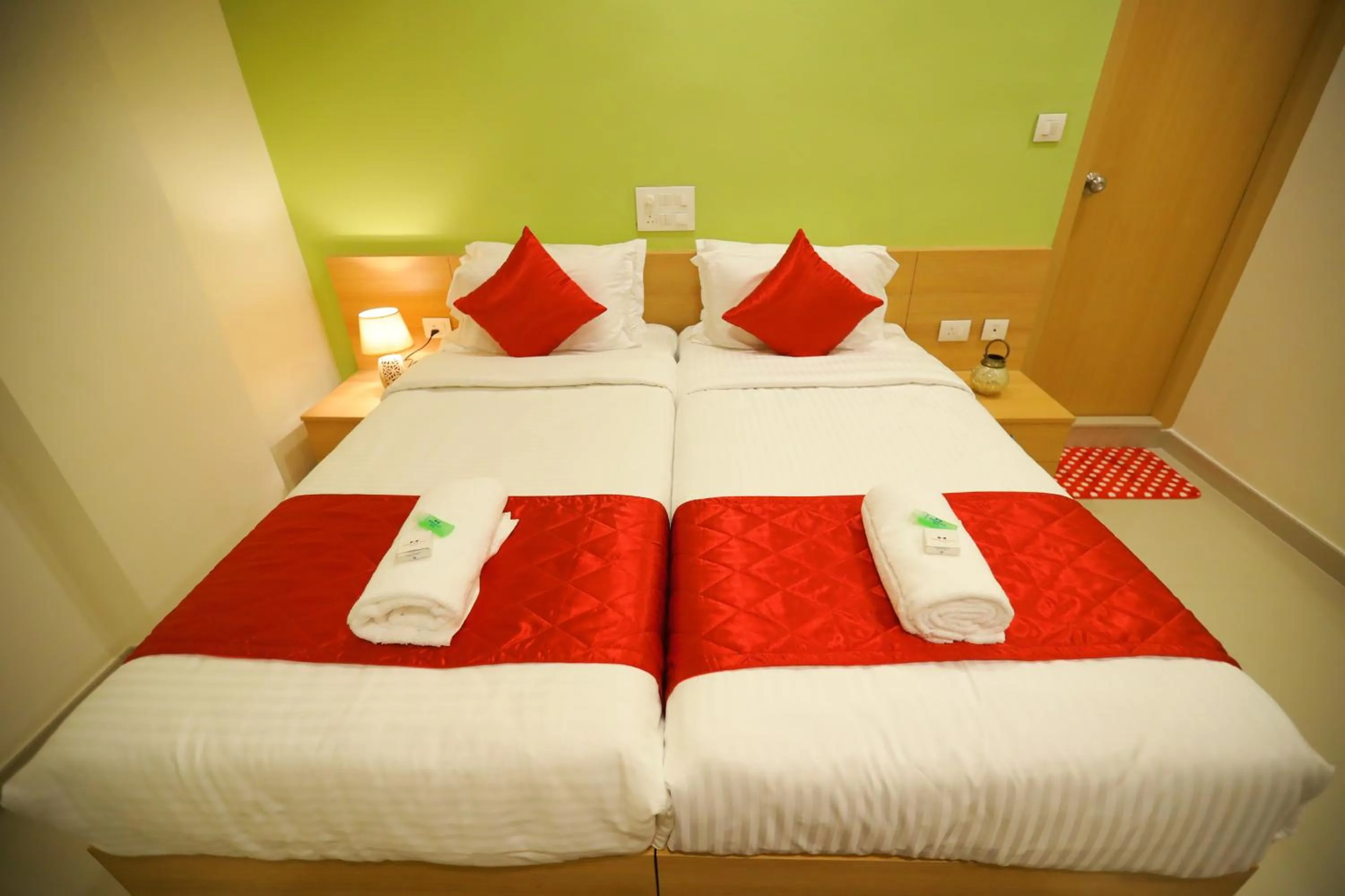 Bed in Prime Palace Hotel - MG Road