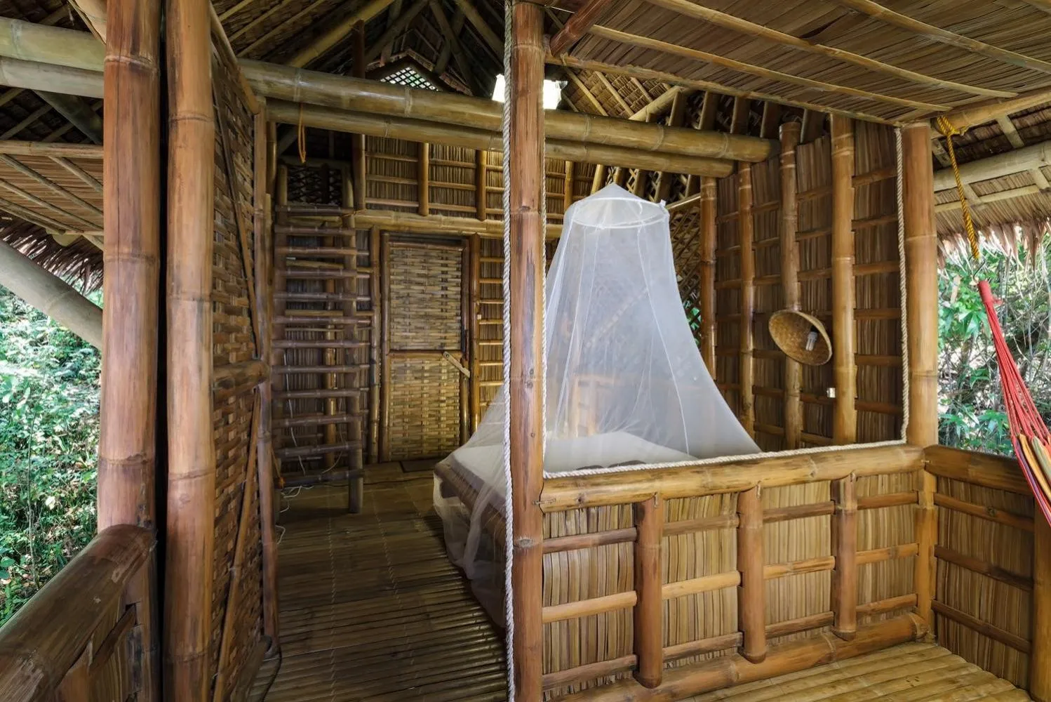 Balcony/Terrace in Kookoo's nest eco-lodge