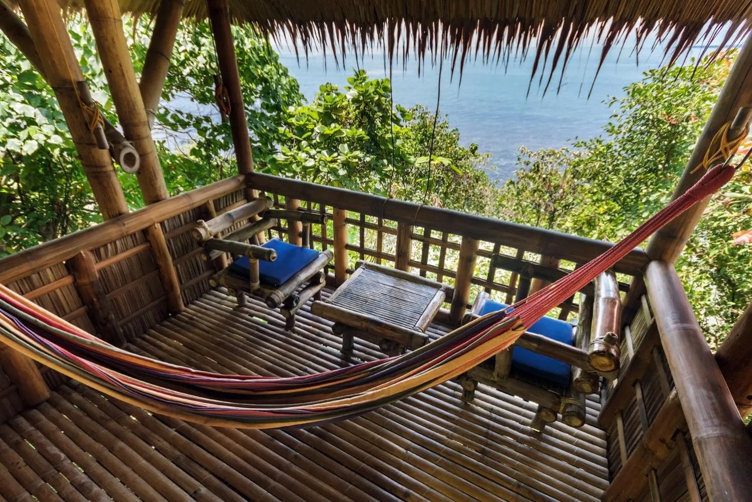 Balcony/Terrace in Kookoo's nest eco-lodge