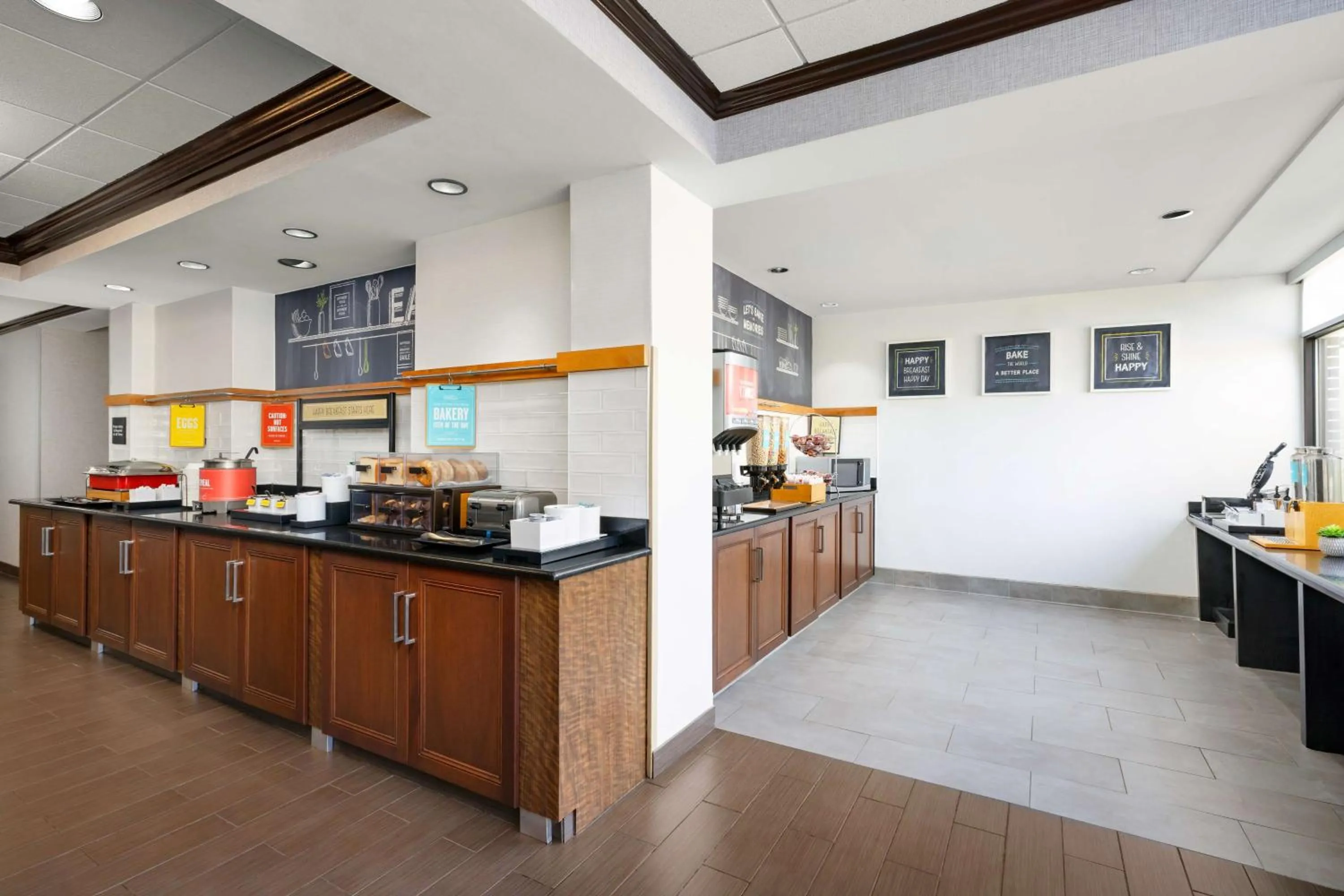 Breakfast in Hampton Inn Long Island/Islandia