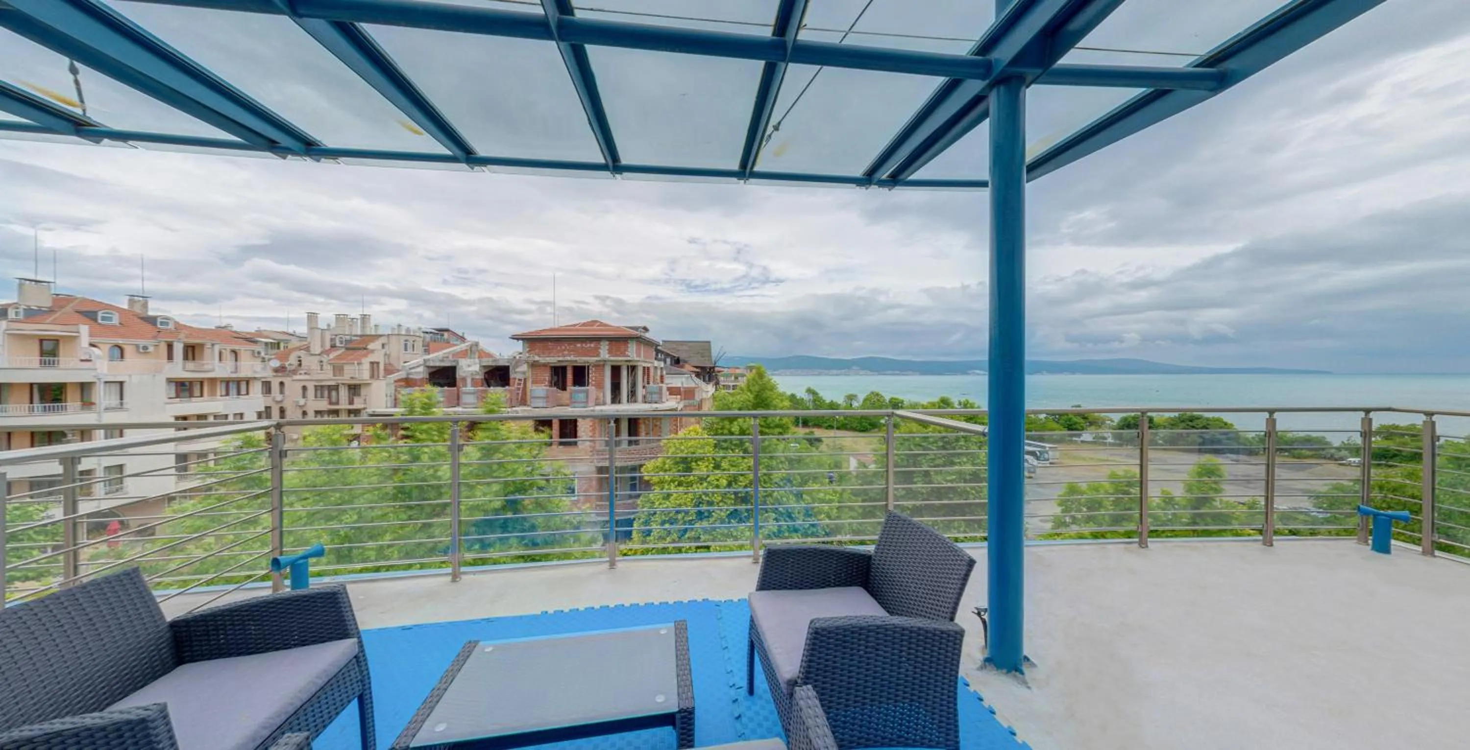 Patio in Sol Marina Palace Hotel - All Inclusive & Adults Only