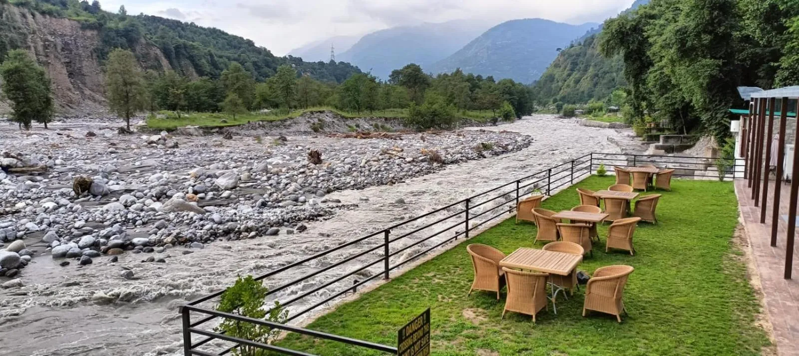 River view in Span Resort and Spa, Manali