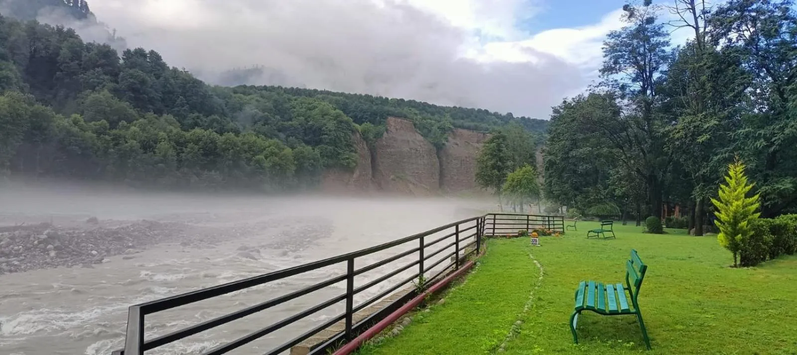 River view in Span Resort and Spa, Manali