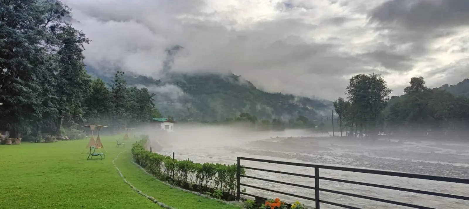 River view in Span Resort and Spa, Manali
