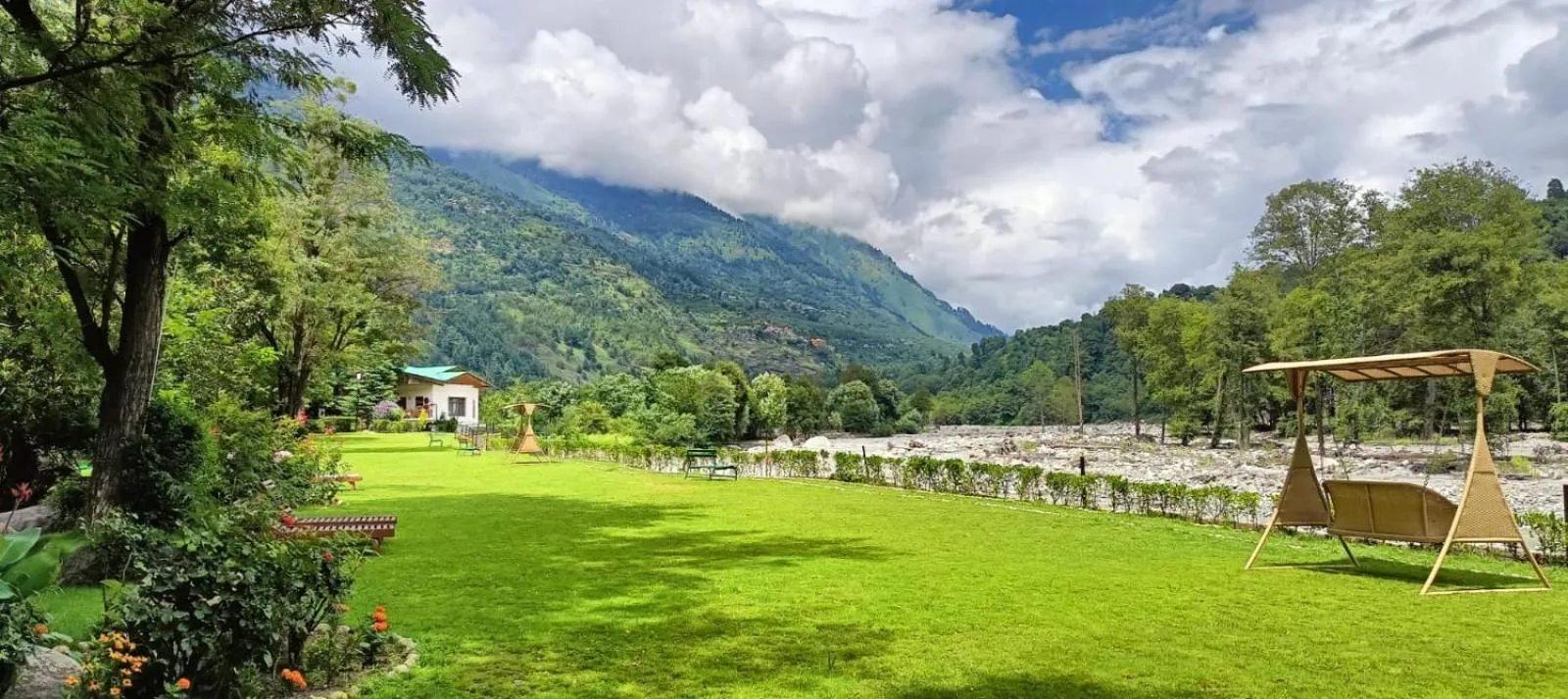 Garden in Span Resort and Spa, Manali