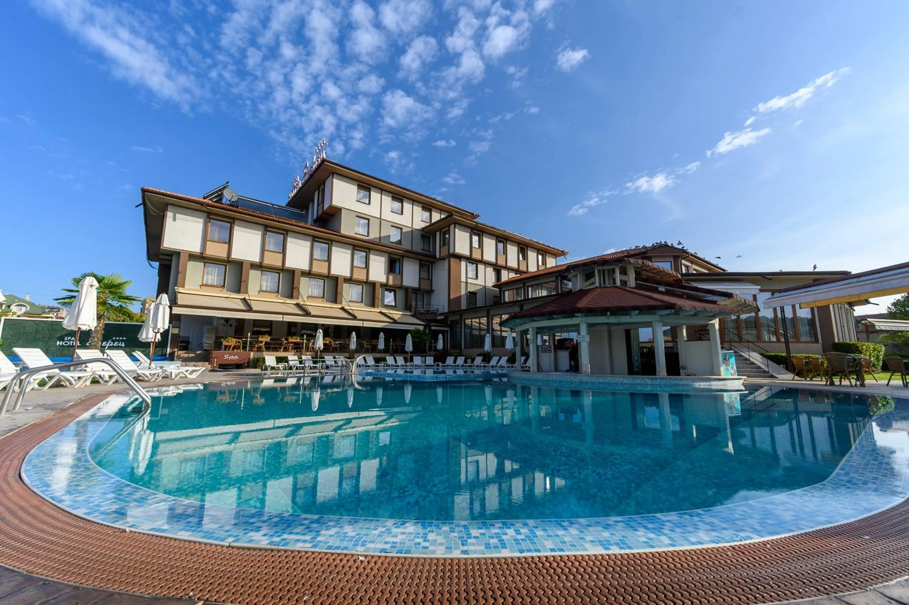 Pool view in Spa Hotel Ezeretz Blagoevgrad