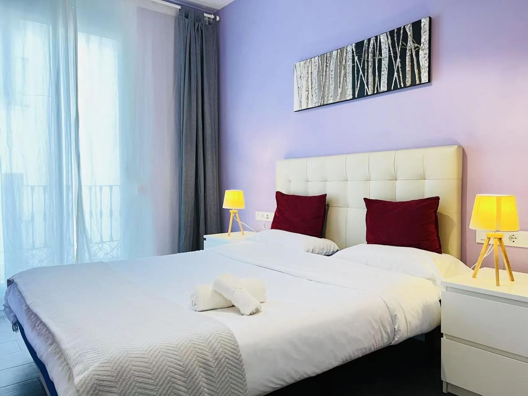 Bed in Apartamento Sants