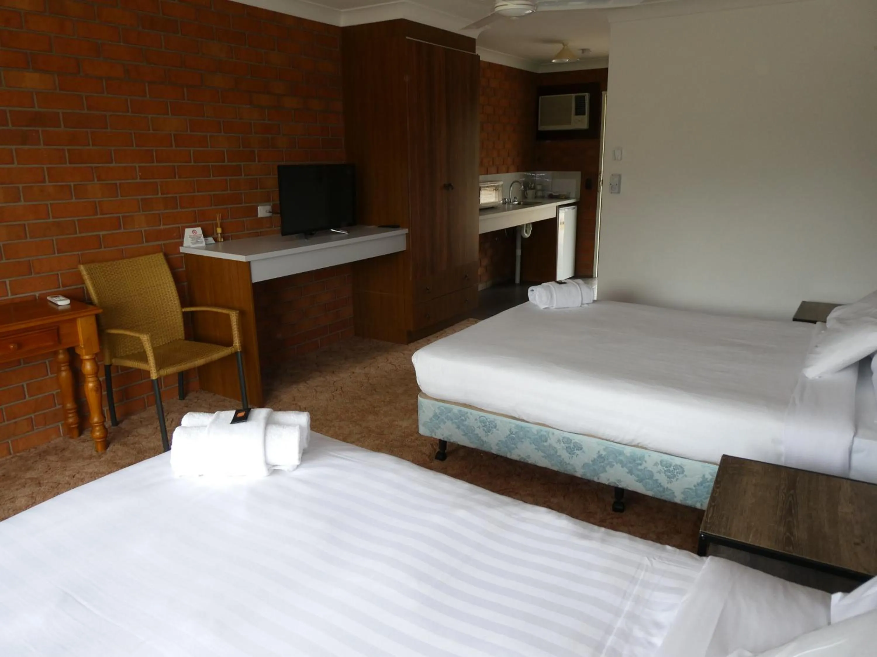 Bed in Berrigan Motel