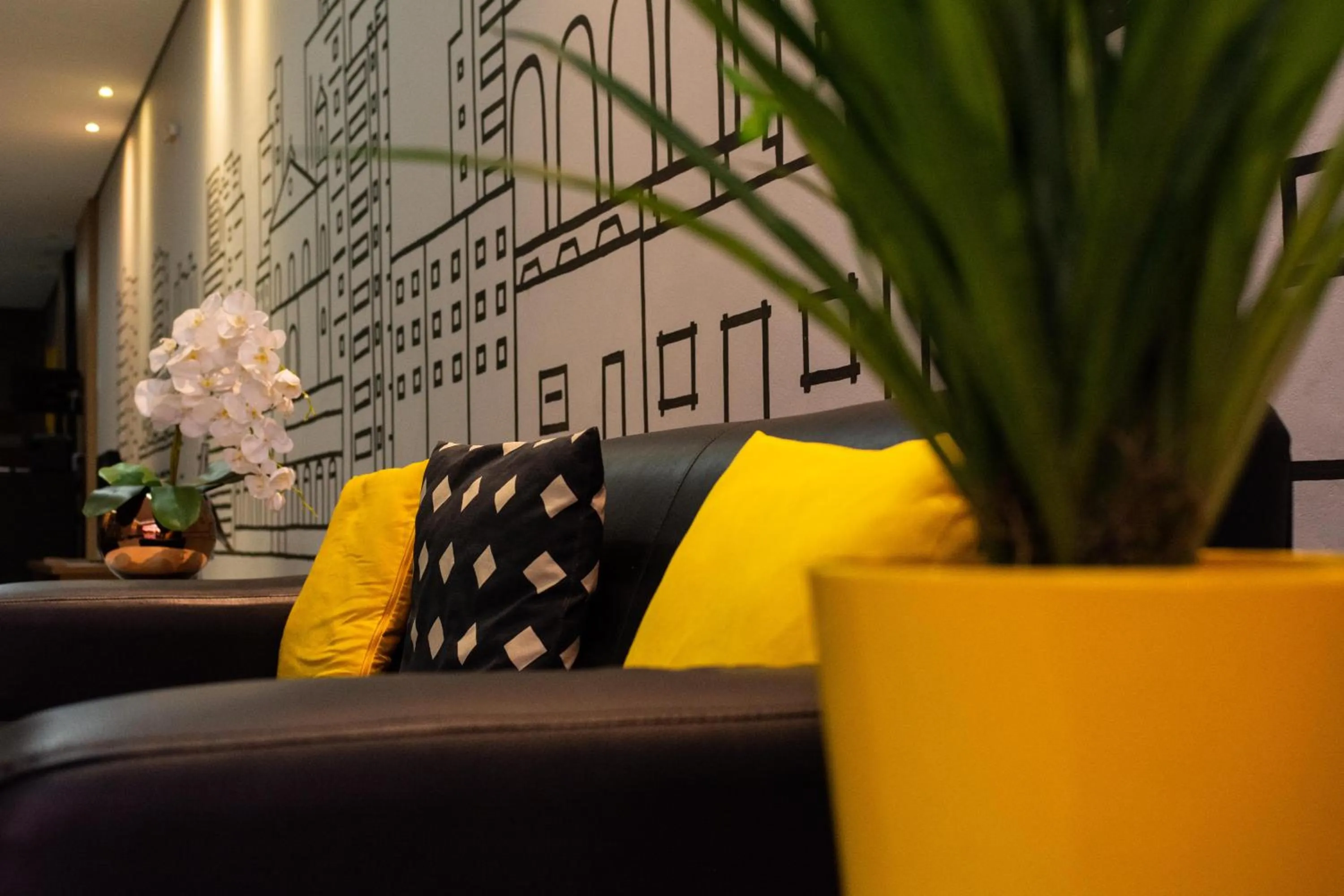 Lobby or reception in Abudi Hotel