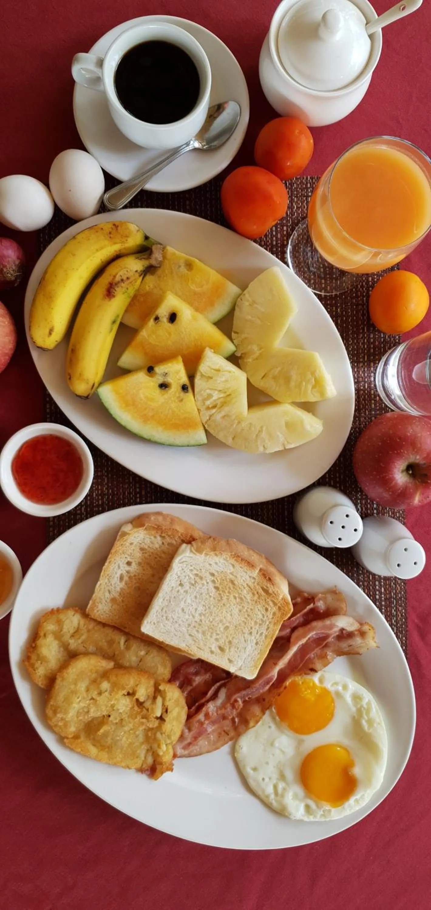 Breakfast in Dolarog Beach Resort