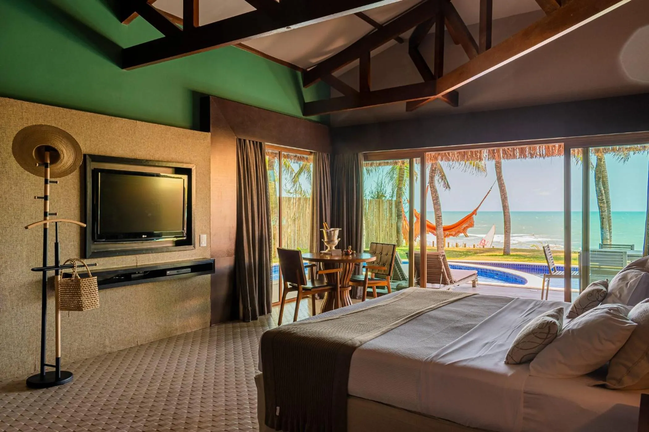 Bedroom, Bed in Carmel Charme Resort