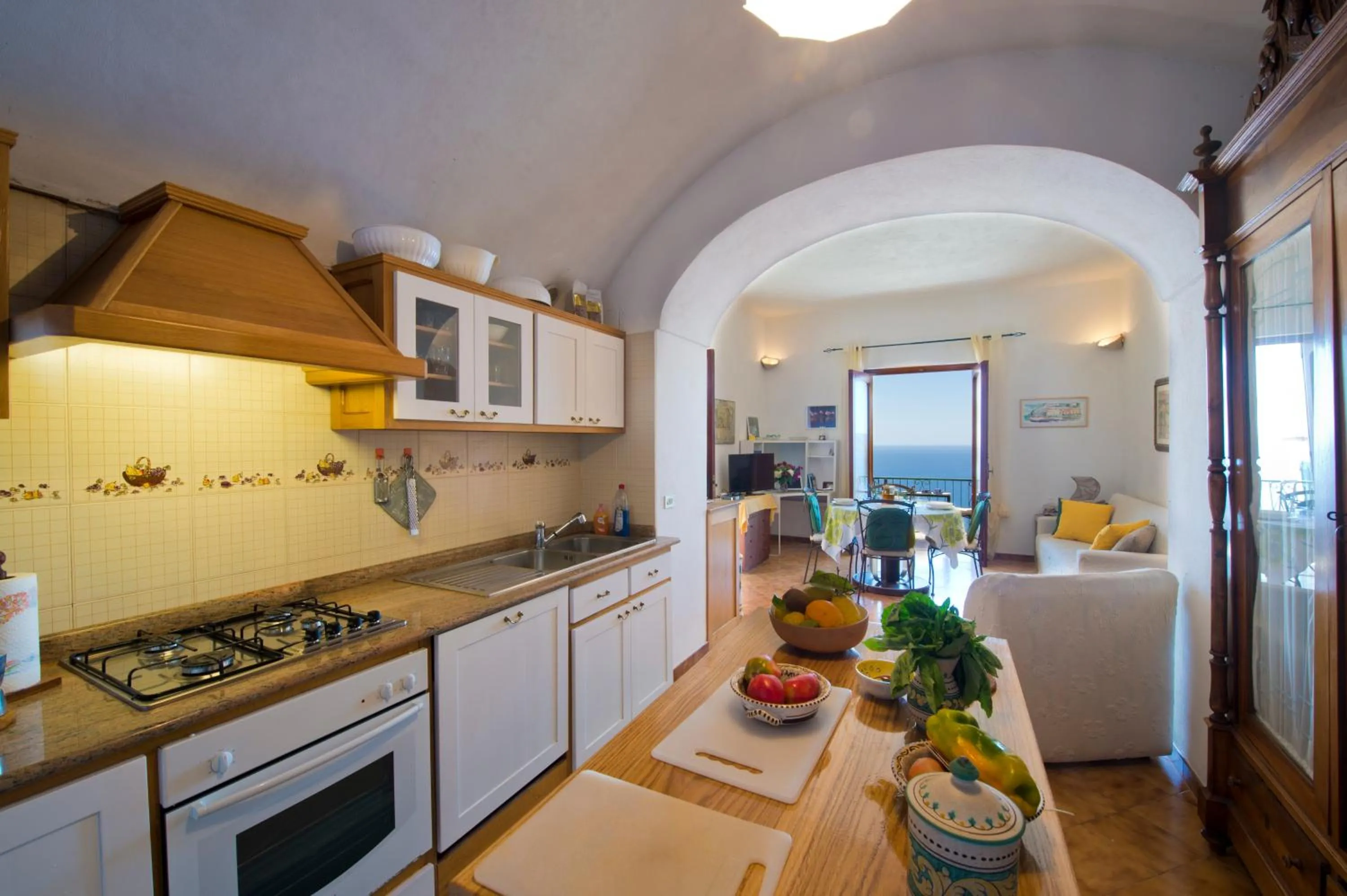 Kitchen or kitchenette in Mon Amour Praiano