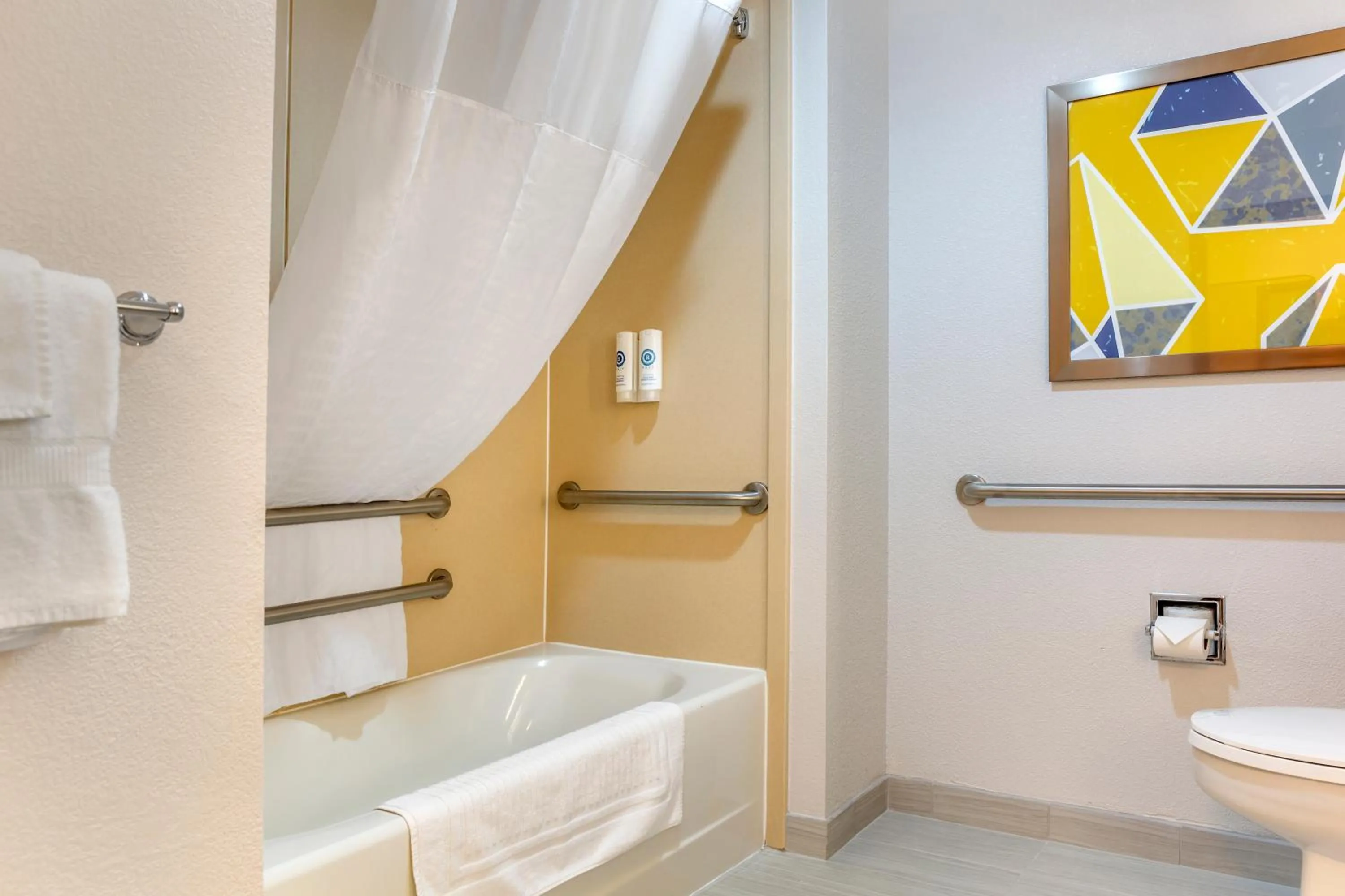 Shower in Comfort Inn & Suites Rapid City near Mt Rushmore