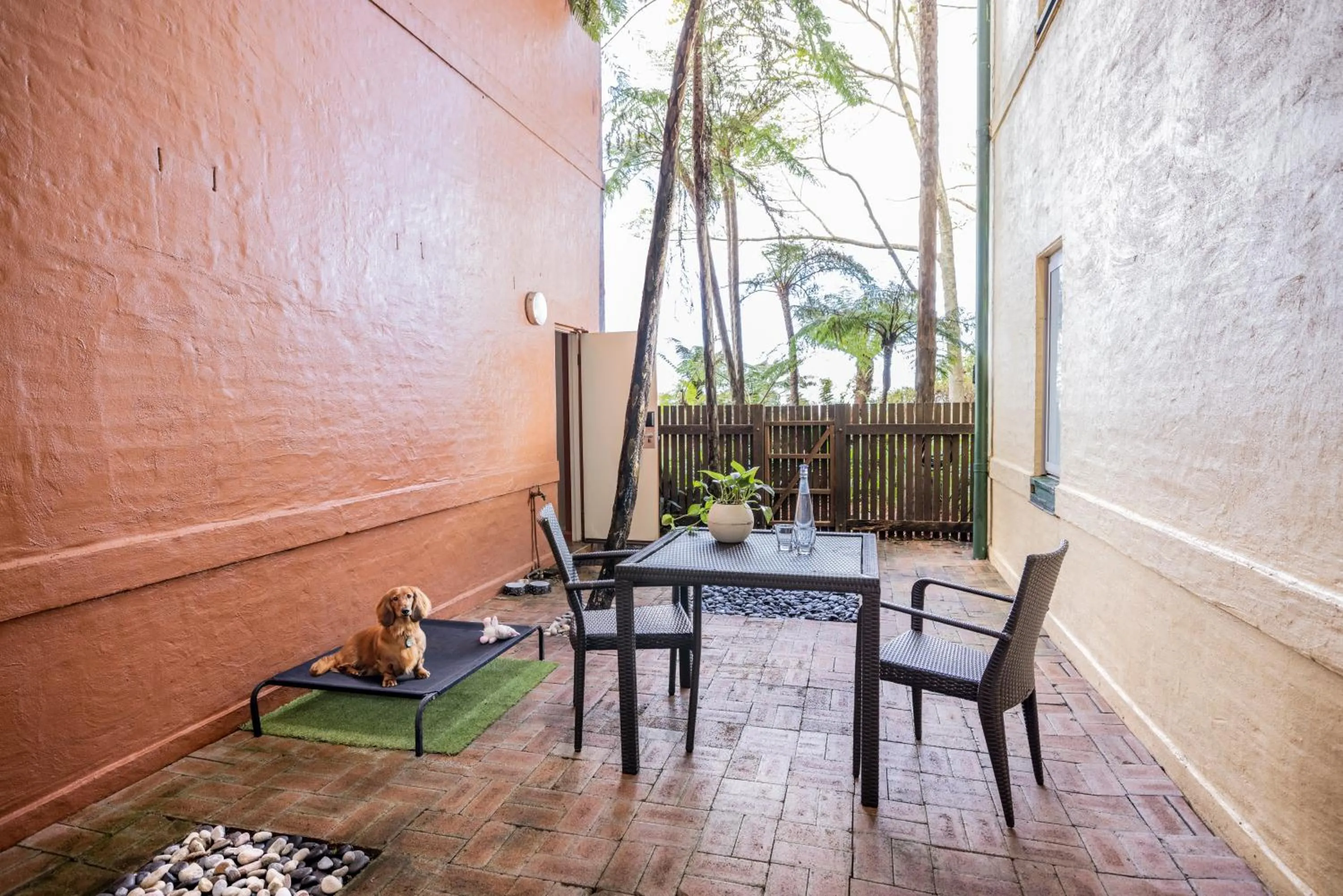 Inner courtyard view in Fairmont Resort Blue Mountains MGallery Collection